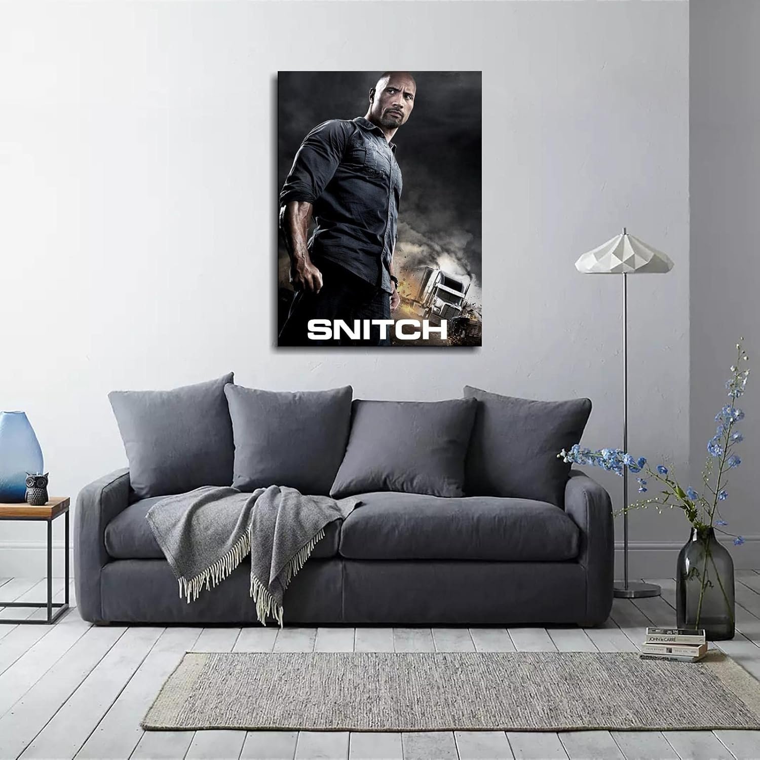 Snitch Movie Images Canvas Prints Snitch Movie Posters Action Movies Poster Wall Art For Home Office Cinema Decorations Unframed 32"x24"