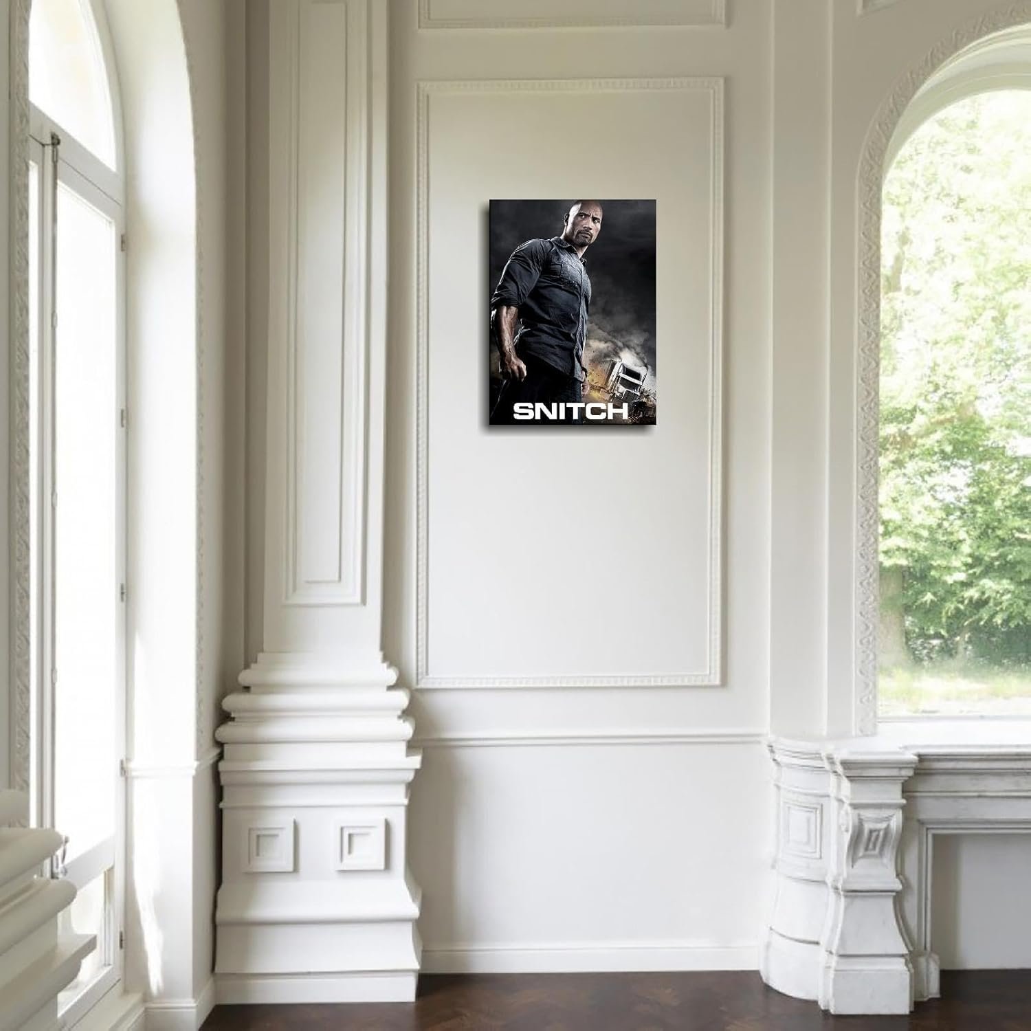 Snitch Movie Images Canvas Prints Snitch Movie Posters Action Movies Poster Wall Art For Home Office Cinema Decorations Unframed 32"x24"