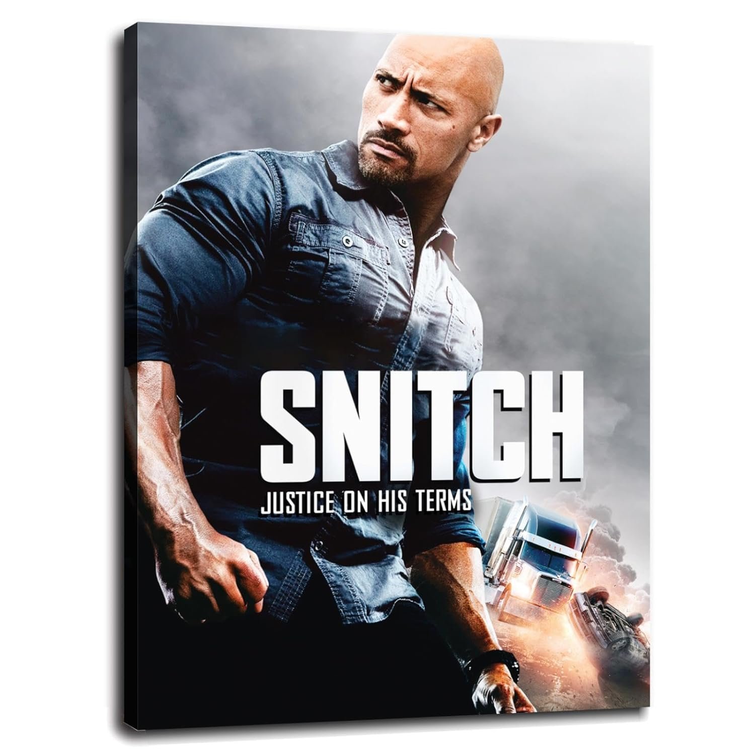 Snitch Movie Posters Canvas Prints Action Movies Classic Movies Poster Wall Art For Home Office Cinema Decorations Unframed 32"x24"