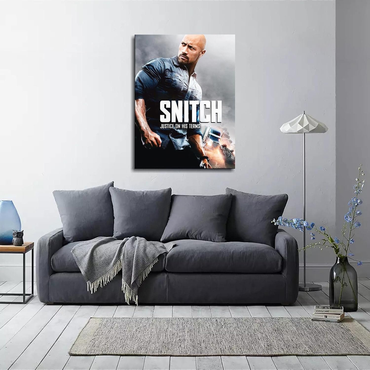 Snitch Movie Posters Canvas Prints Action Movies Classic Movies Poster Wall Art For Home Office Cinema Decorations Unframed 32"x24"