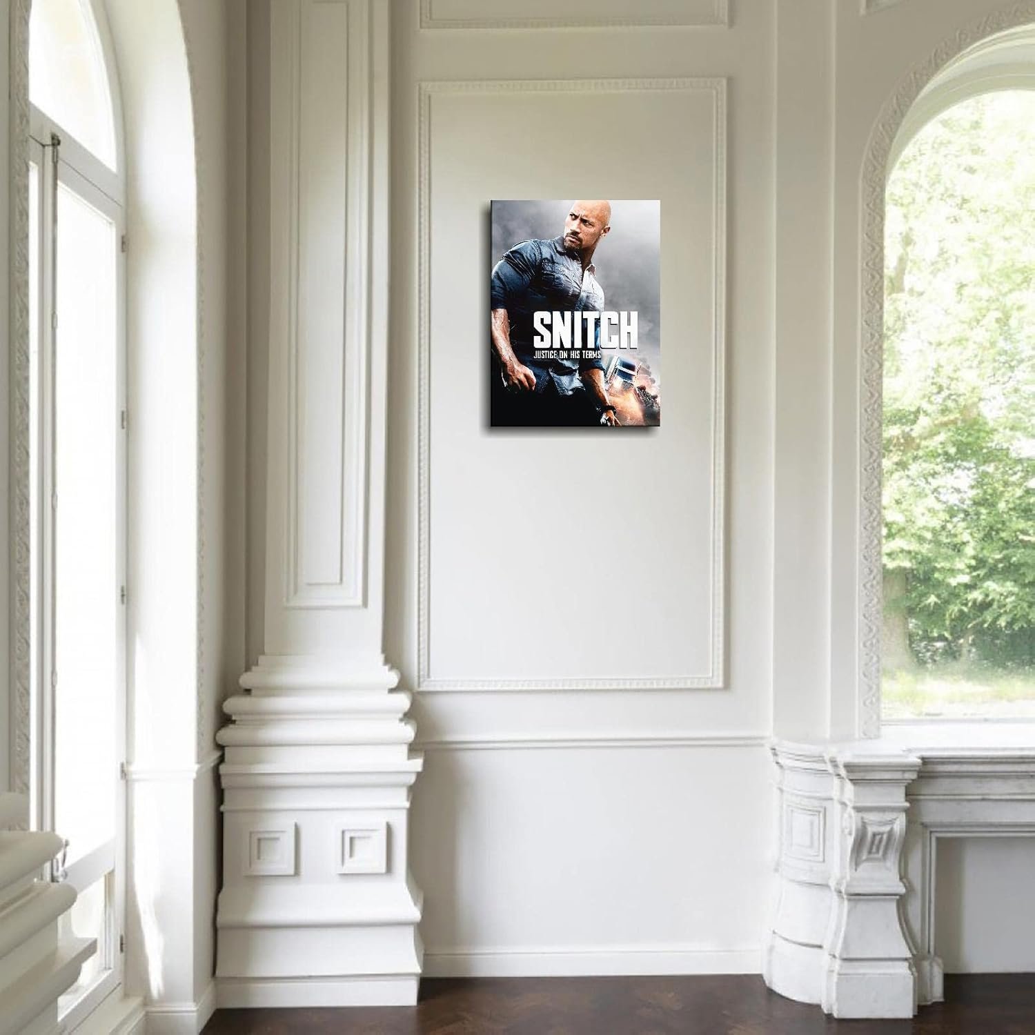 Snitch Movie Posters Canvas Prints Action Movies Classic Movies Poster Wall Art For Home Office Cinema Decorations Unframed 32"x24"