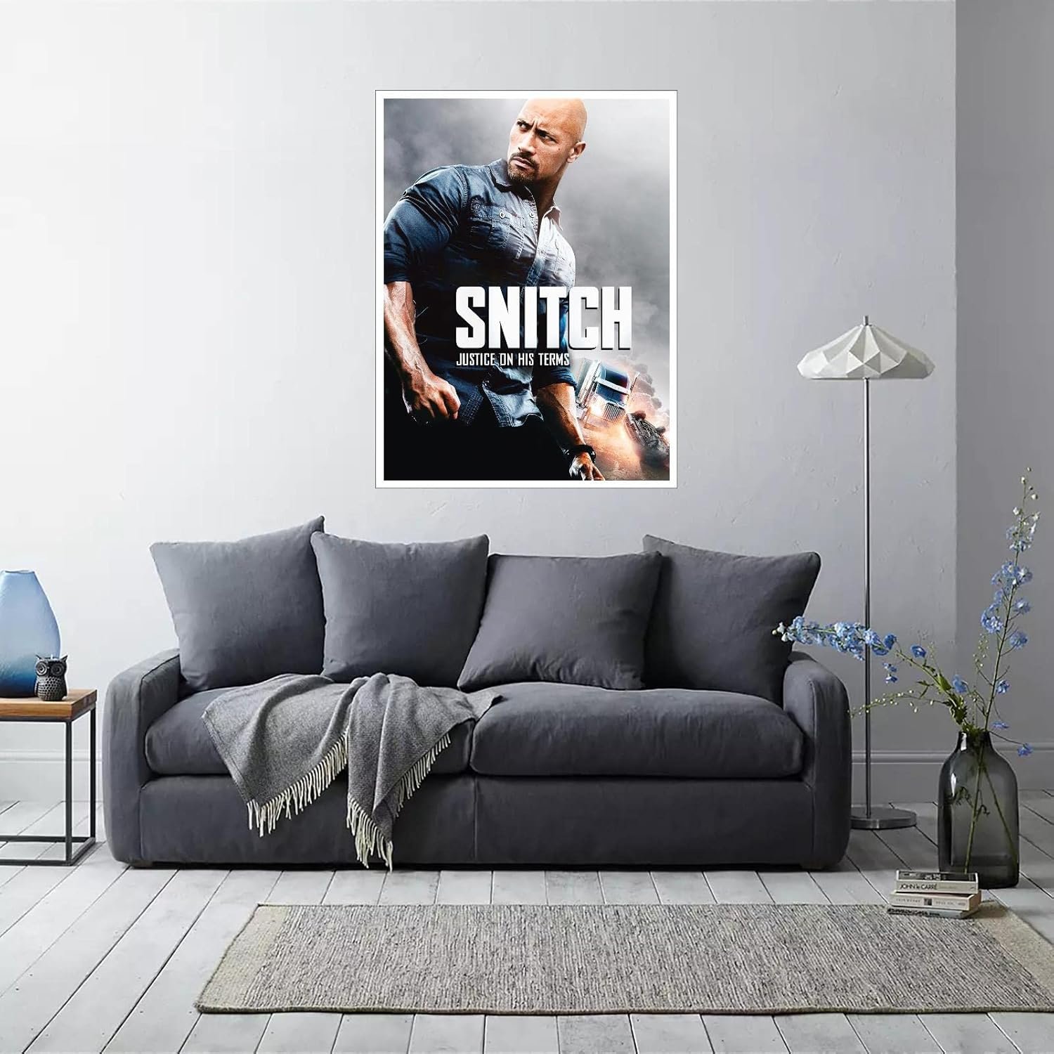 Snitch Movie Posters Canvas Prints Action Movies Classic Movies Poster Wall Art For Home Office Cinema Decorations Unframed 32"x24"
