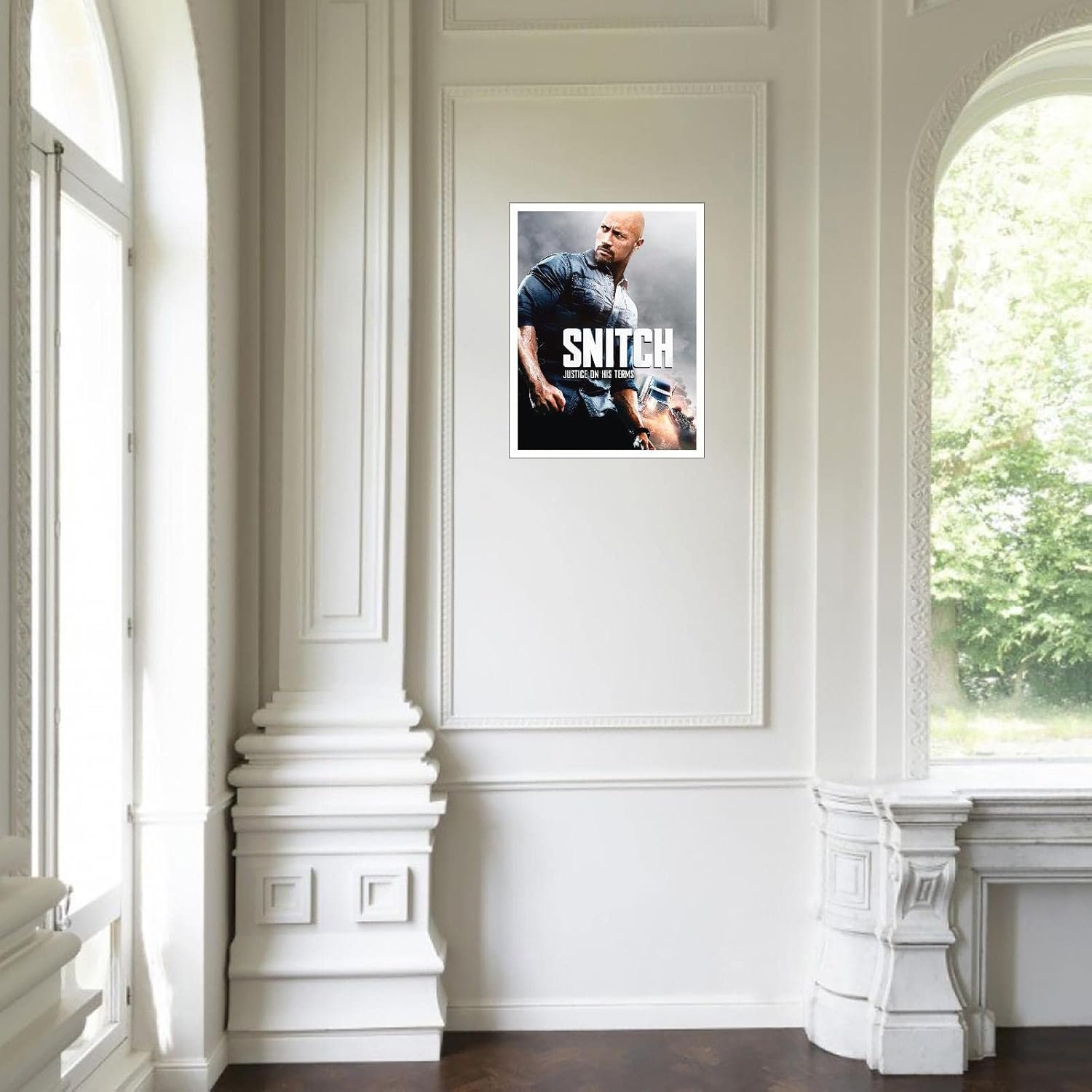 Snitch Movie Posters Canvas Prints Action Movies Classic Movies Poster Wall Art For Home Office Cinema Decorations Unframed 32"x24"