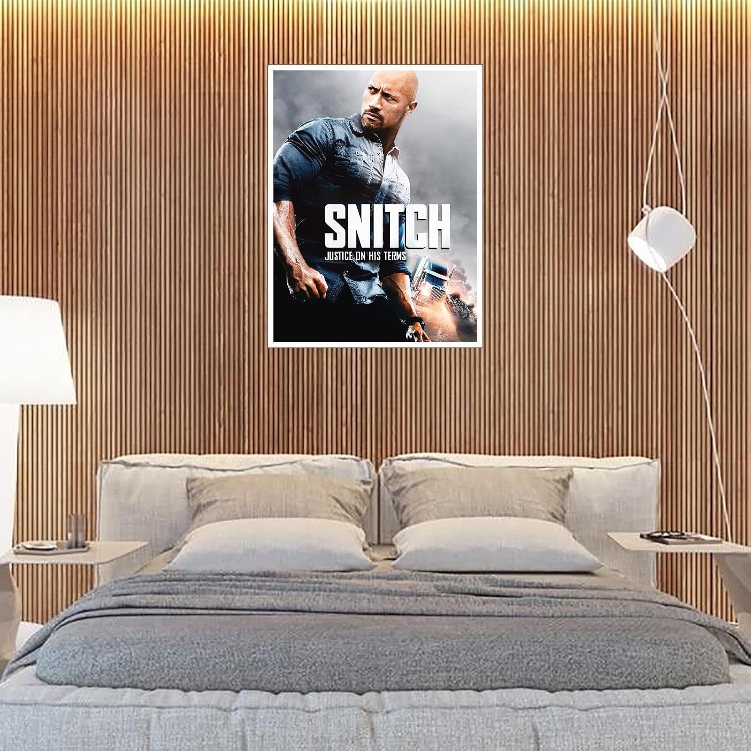Snitch Movie Posters Canvas Prints Action Movies Classic Movies Poster Wall Art For Home Office Cinema Decorations Unframed 32"x24"
