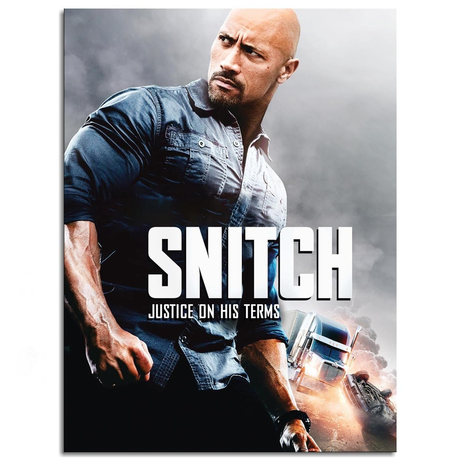 Snitch Movie Posters Canvas Prints Action Movies Classic Movies Poster Wall Art For Home Office Cinema Decorations Unframed 32"x24"
