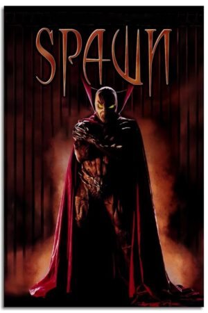 Spawn (1997) Movie Poster Wall Art Action Movies Canvas Prints Horror Movies Poster For Home Office Cinema Decorations Unframed 36"x24"