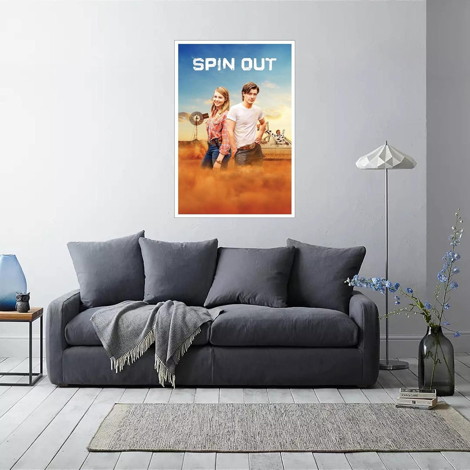 Spin Out Movie Poster Poster Romantic Love Canvas Prints Romantic Love Wall Art For Home Office Cinema Decorations Unframed 36"x24"