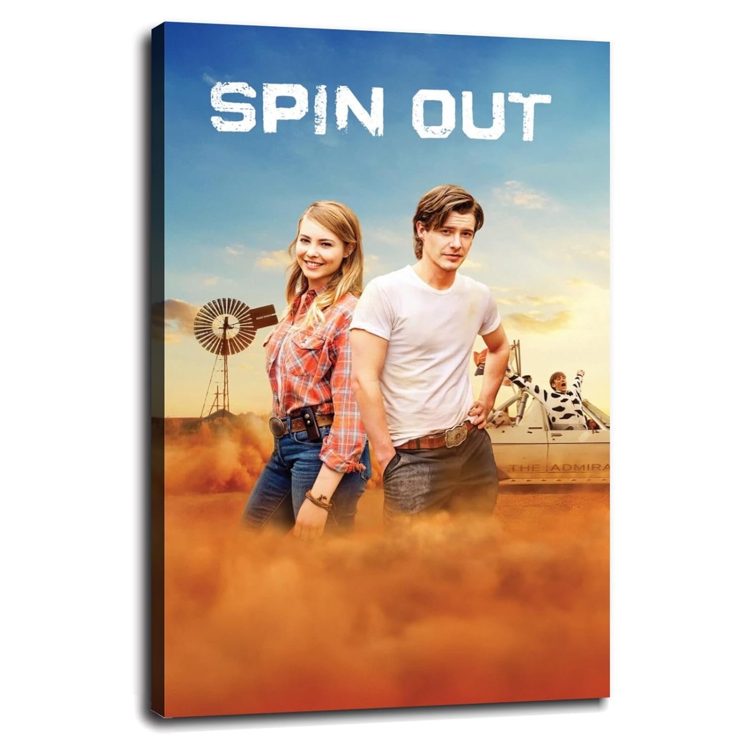 Spin Out Movie Poster Poster Romantic Love Canvas Prints Romantic Love Wall Art For Home Office Cinema Decorations Unframed 36"x24"