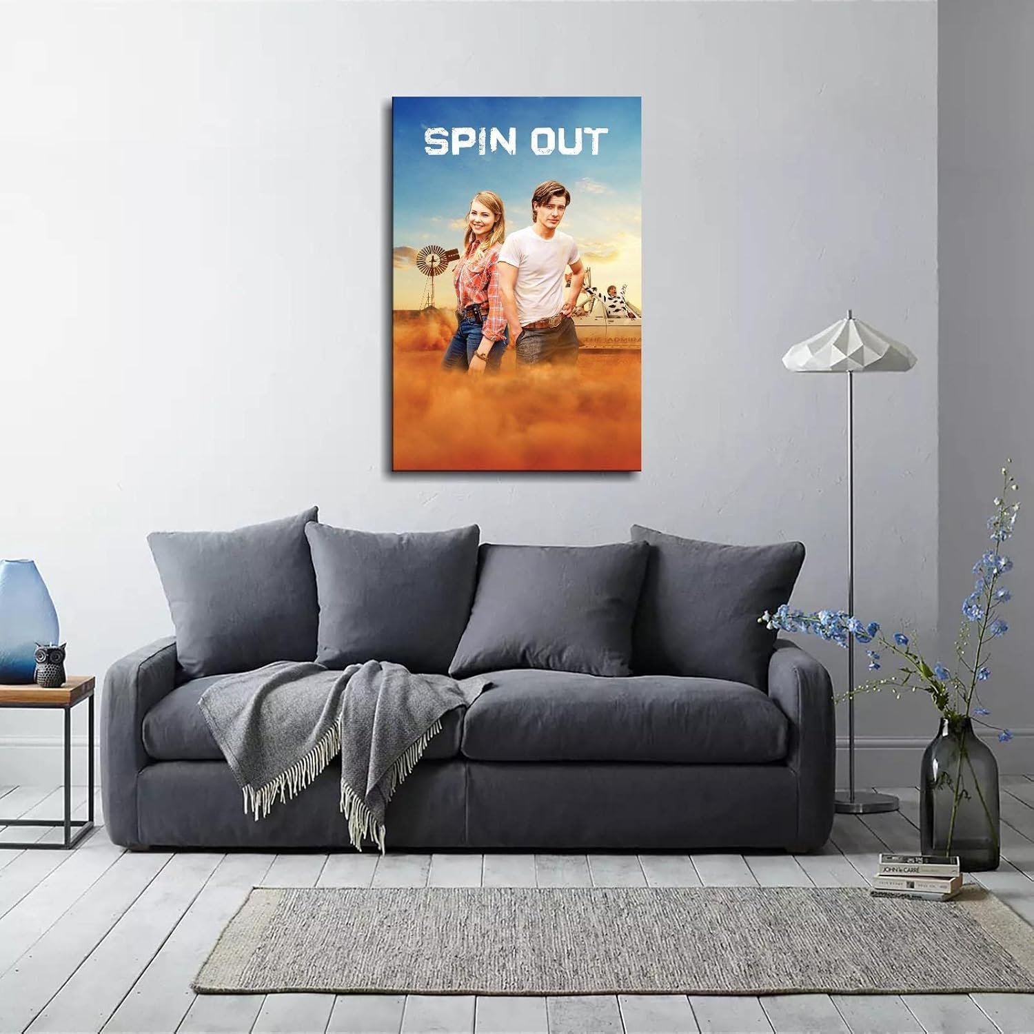 Spin Out Movie Poster Poster Romantic Love Canvas Prints Romantic Love Wall Art For Home Office Cinema Decorations Unframed 36"x24"
