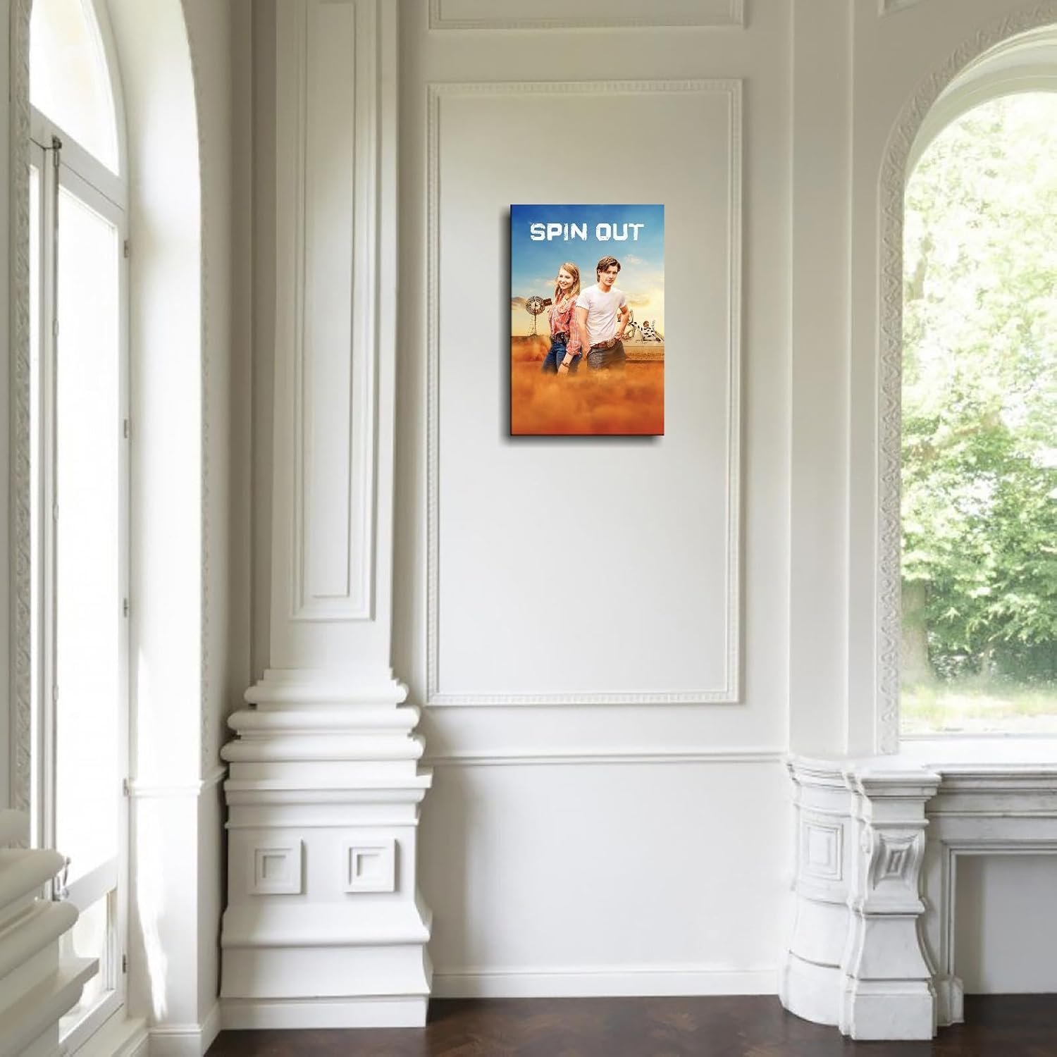 Spin Out Movie Poster Poster Romantic Love Canvas Prints Romantic Love Wall Art For Home Office Cinema Decorations Unframed 36"x24"