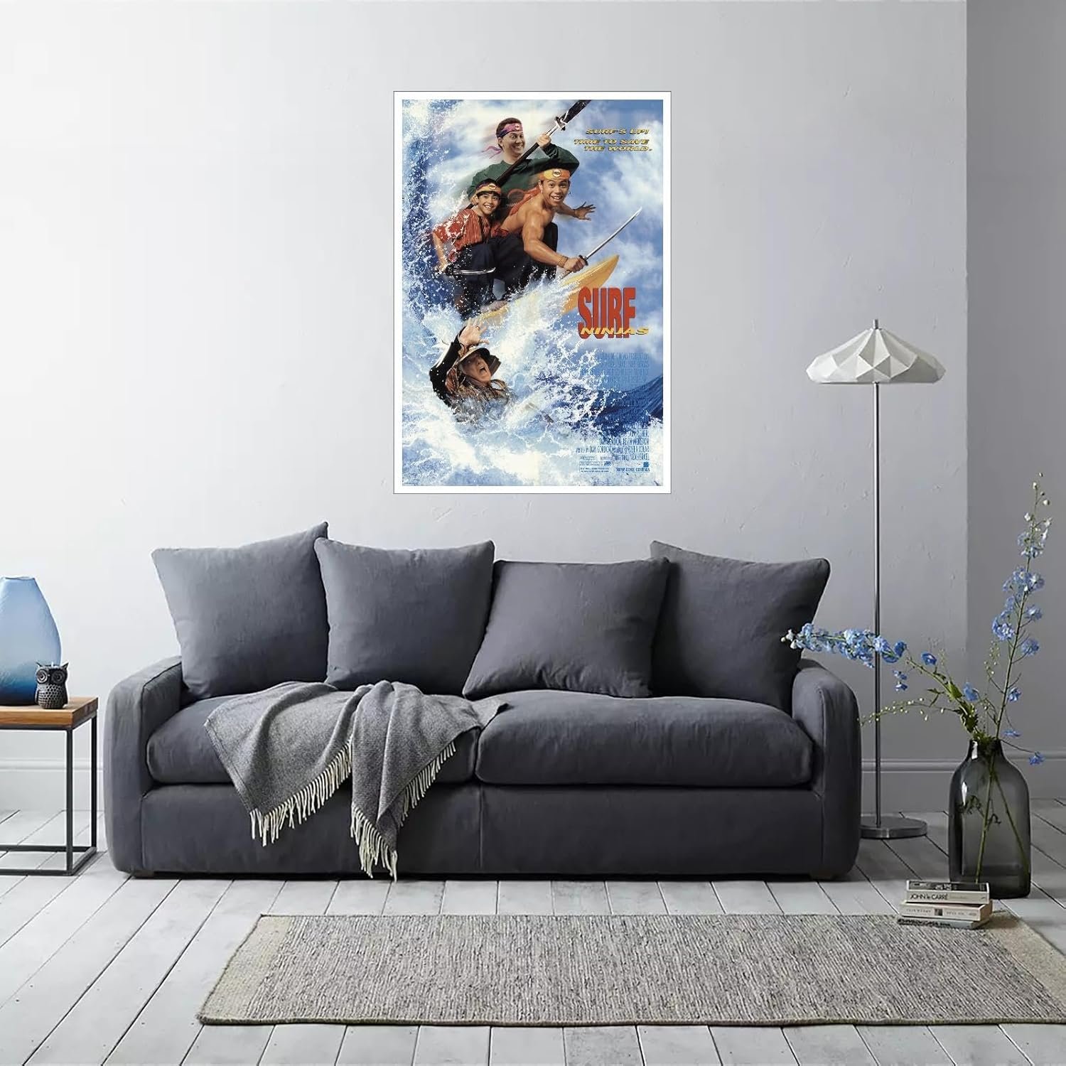 Surf Ninjas Poster Retro Film Poster posters Canvas Prints Bedroom Aesthetics posters Wall Art For Home Office posters Living Room Decorations Noframed 30"x20"