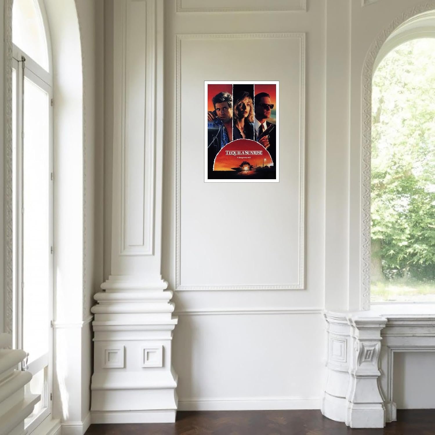 Tequila Sunrise (1988) Movie Poster Canvas Prints Action Movies Classic Movies Poster Wall Art For Home Office Cinema Decorations Unframed 20"x16"