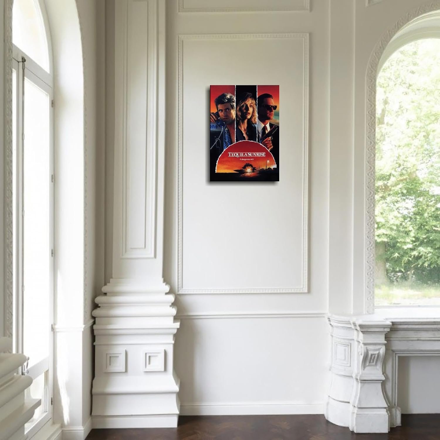 Tequila Sunrise (1988) Movie Poster Canvas Prints Action Movies Classic Movies Poster Wall Art For Home Office Cinema Decorations Unframed 20"x16"