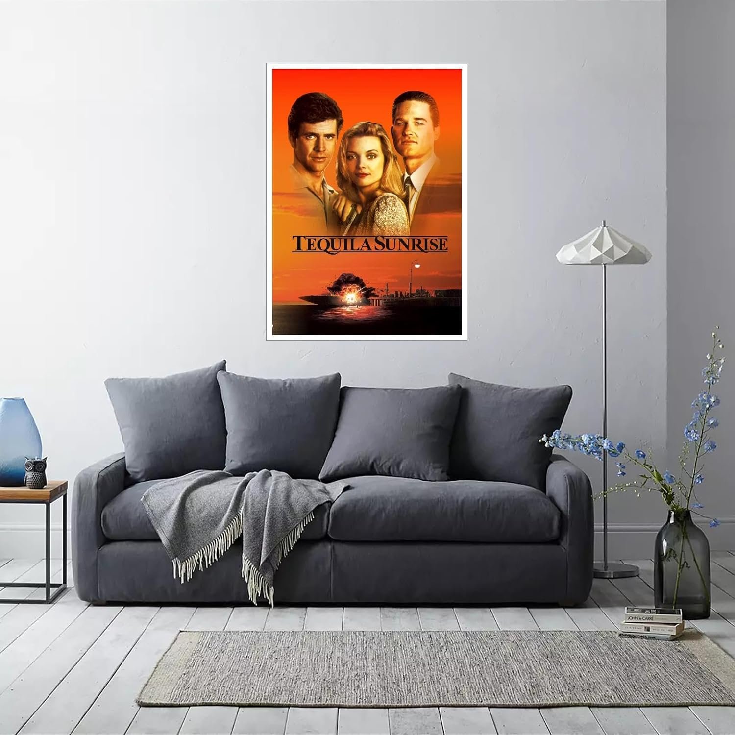 Tequila Sunrise (1988) Movie Poster Wall Art Action Movies Canvas Prints Classic Movies Poster For Home Office Cinema Decorations Unframed 20"x16"