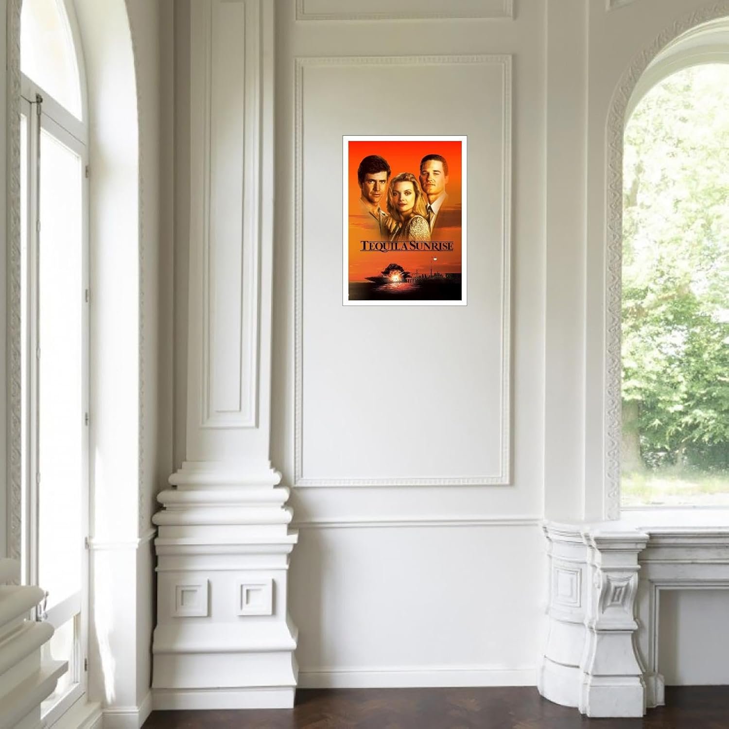 Tequila Sunrise (1988) Movie Poster Wall Art Action Movies Canvas Prints Classic Movies Poster For Home Office Cinema Decorations Unframed 20"x16"