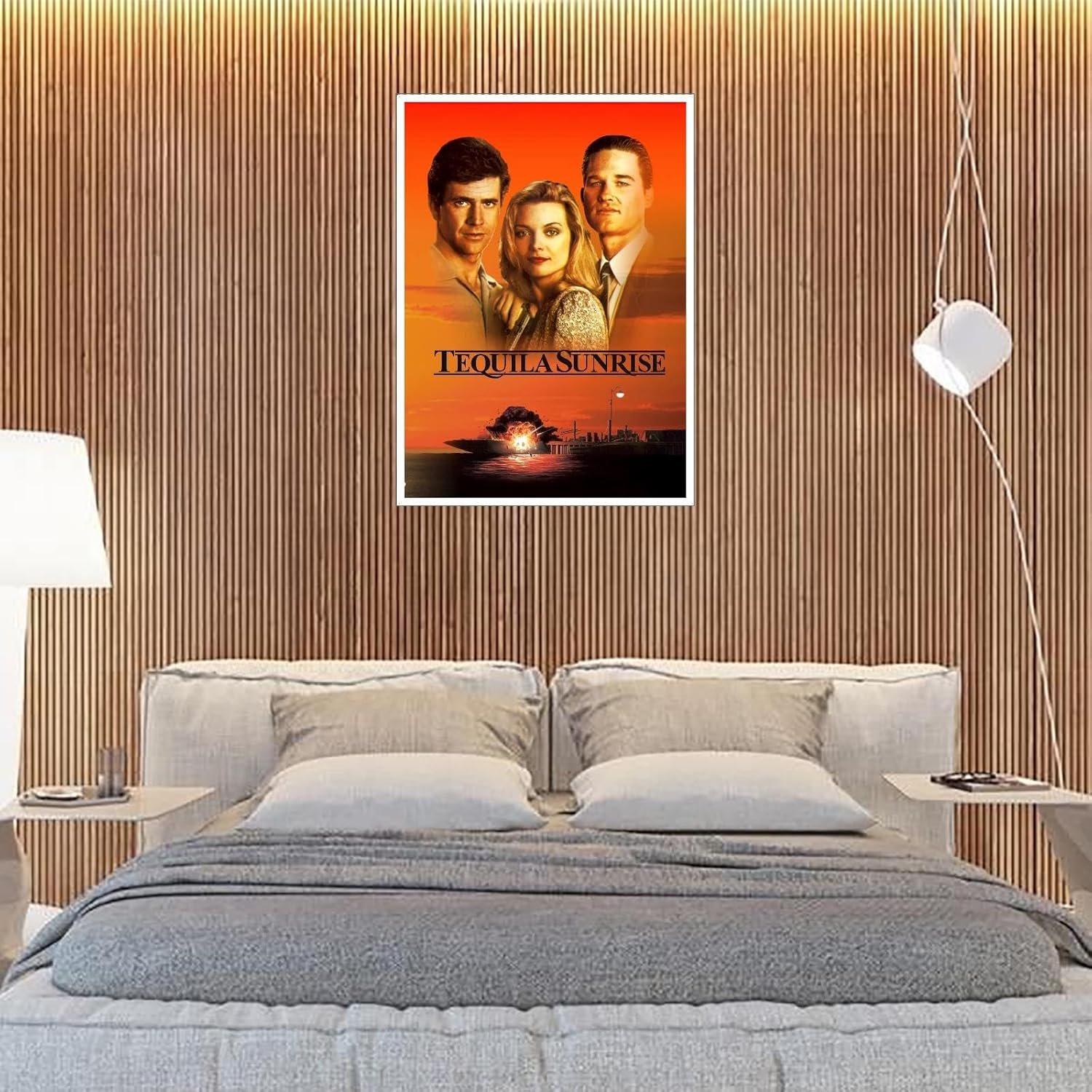 Tequila Sunrise (1988) Movie Poster Wall Art Action Movies Canvas Prints Classic Movies Poster For Home Office Cinema Decorations Unframed 20"x16"