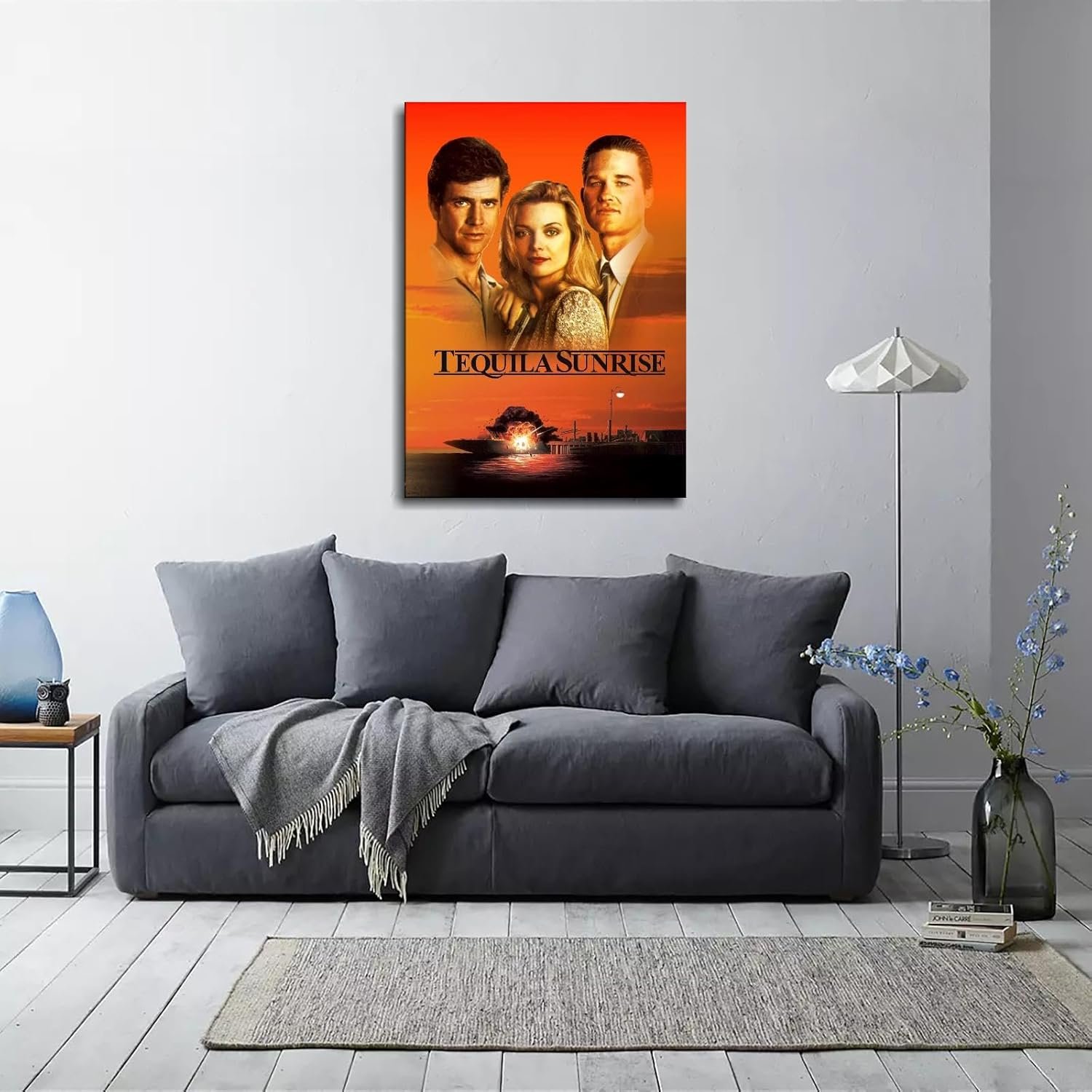 Tequila Sunrise (1988) Movie Poster Wall Art Action Movies Canvas Prints Classic Movies Poster For Home Office Cinema Decorations Unframed 20"x16"