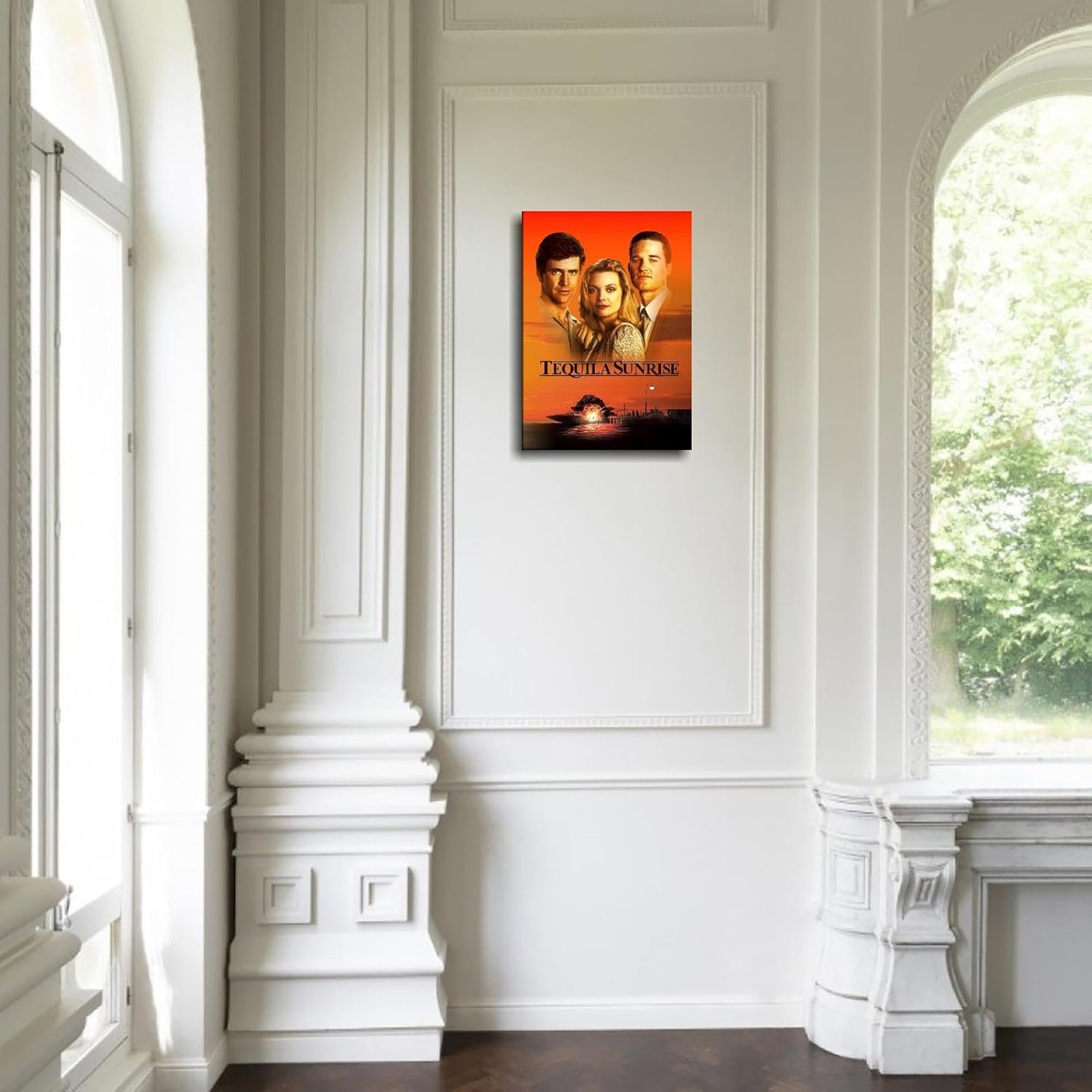 Tequila Sunrise (1988) Movie Poster Wall Art Action Movies Canvas Prints Classic Movies Poster For Home Office Cinema Decorations Unframed 20"x16"