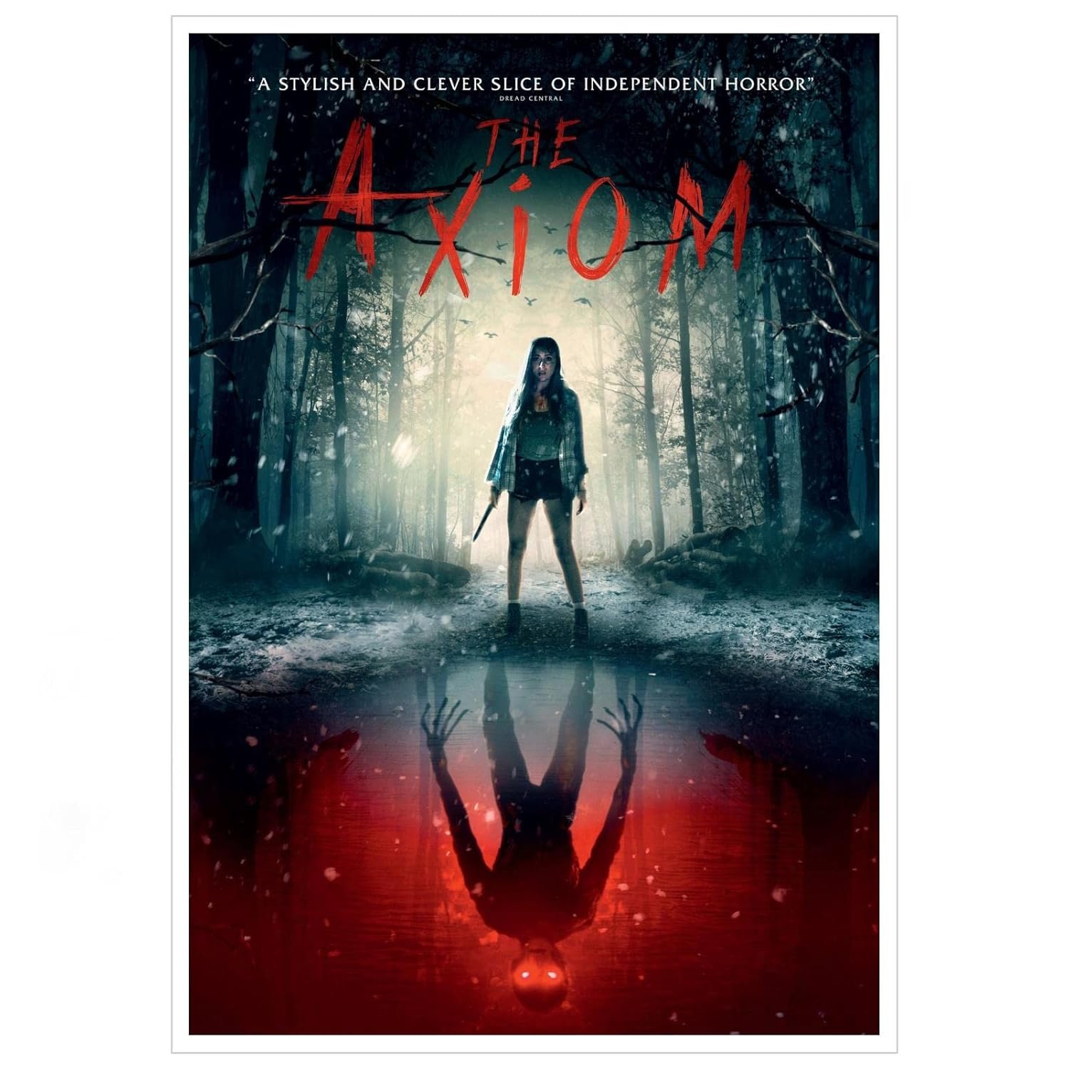 The Axiom Movie Poster Canvas Prints Horror Movies Poster Wall Art For Home Office Cinema Decorations Unframed 18"x12"