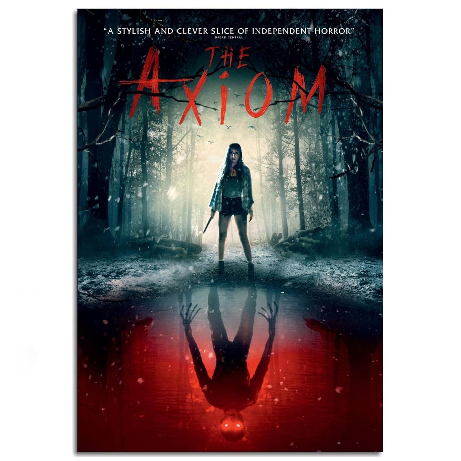 The Axiom Movie Poster Canvas Prints Horror Movies Poster Wall Art For Home Office Cinema Decorations Unframed 18"x12"