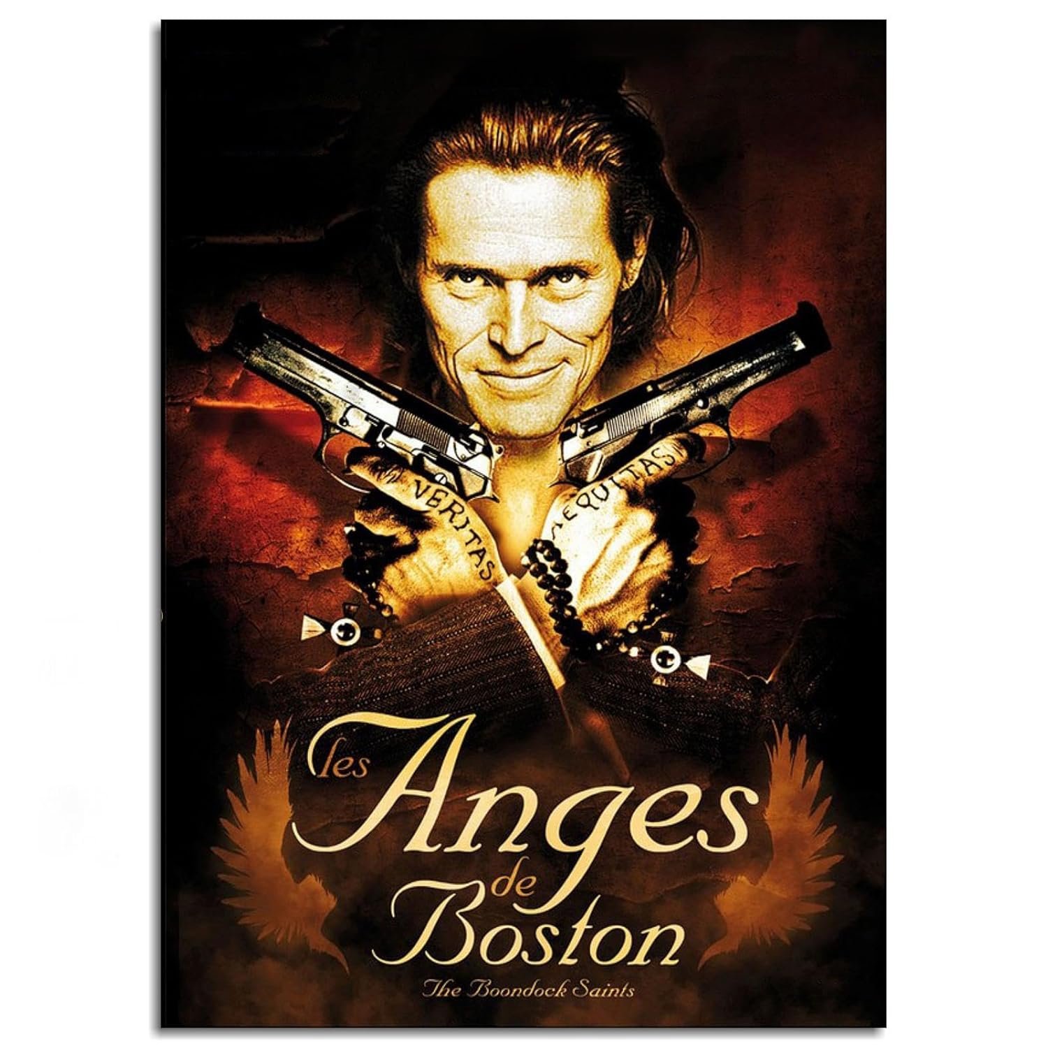 The Boondock Saints Movie Poster Canvas Prints Action Movies Classic Movies Poster Wall Art For Home Office Cinema Decorations With Framed 27"x20"