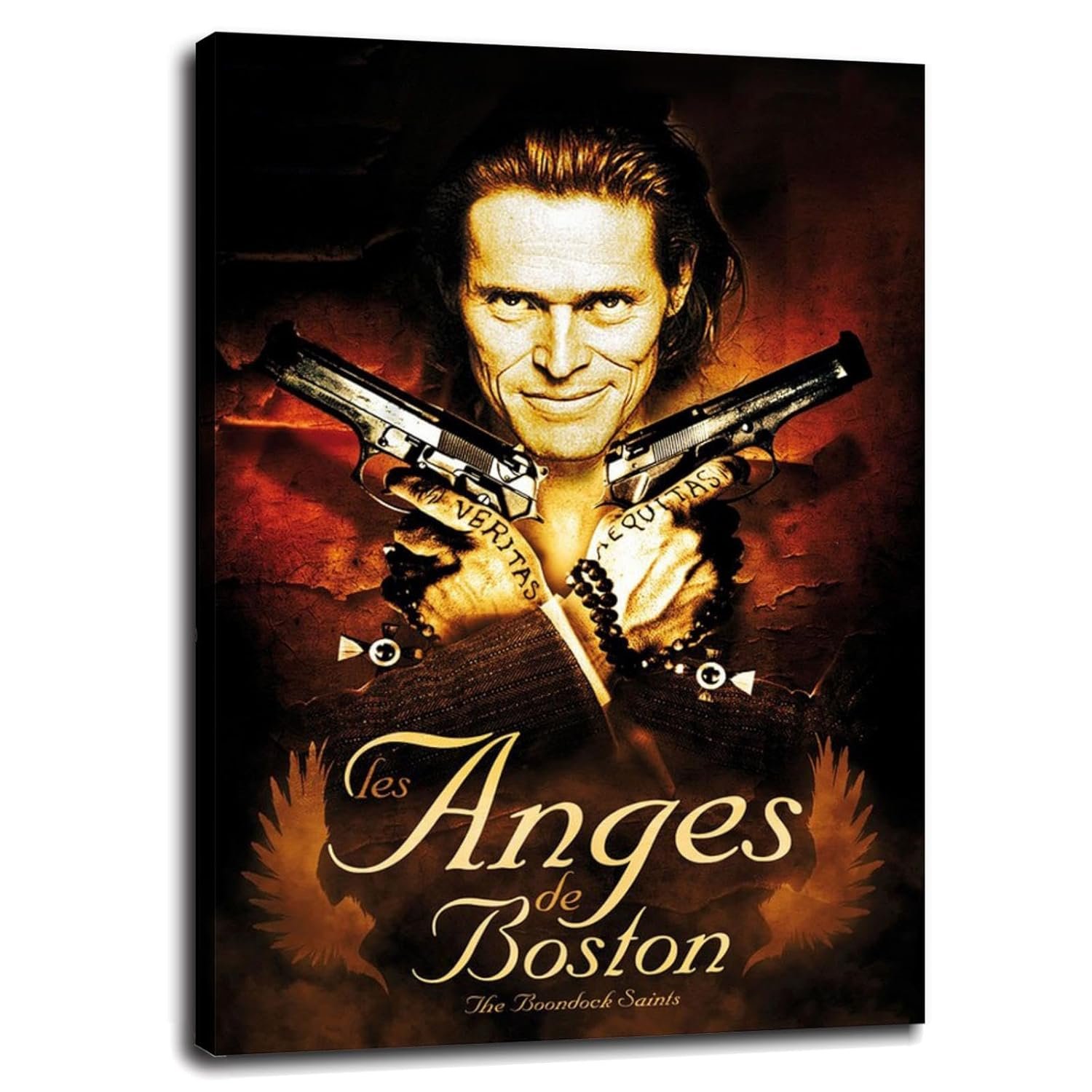 The Boondock Saints Movie Poster Canvas Prints Action Movies Classic Movies Poster Wall Art For Home Office Cinema Decorations With Framed 27"x20"