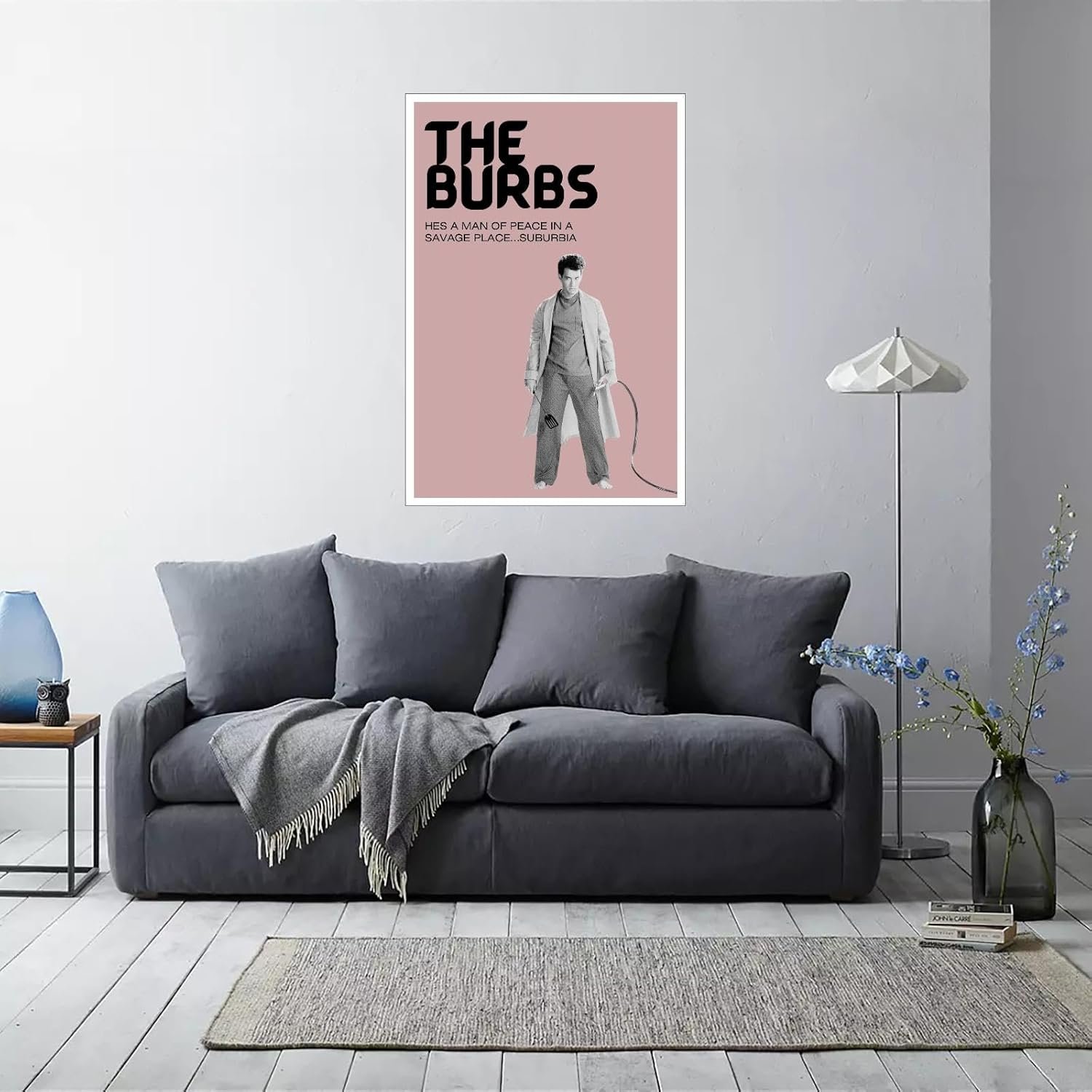 THE BURBS Movies Posters Canvas Prints Retro Film Comedy Movie Poster Wall Art For Home Office Corridor Decorations Unframed 12"x8"