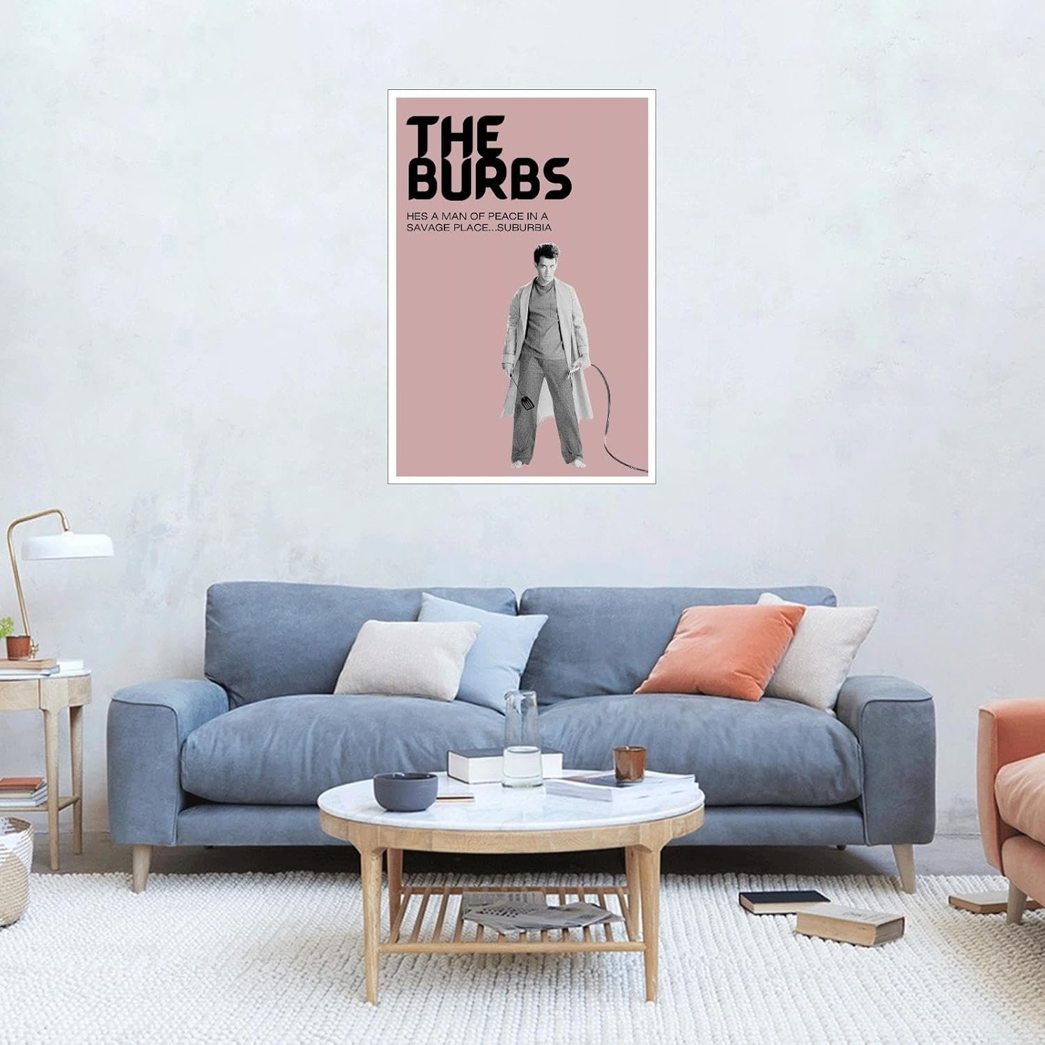 THE BURBS Movies Posters Canvas Prints Retro Film Comedy Movie Poster Wall Art For Home Office Corridor Decorations Unframed 12"x8"