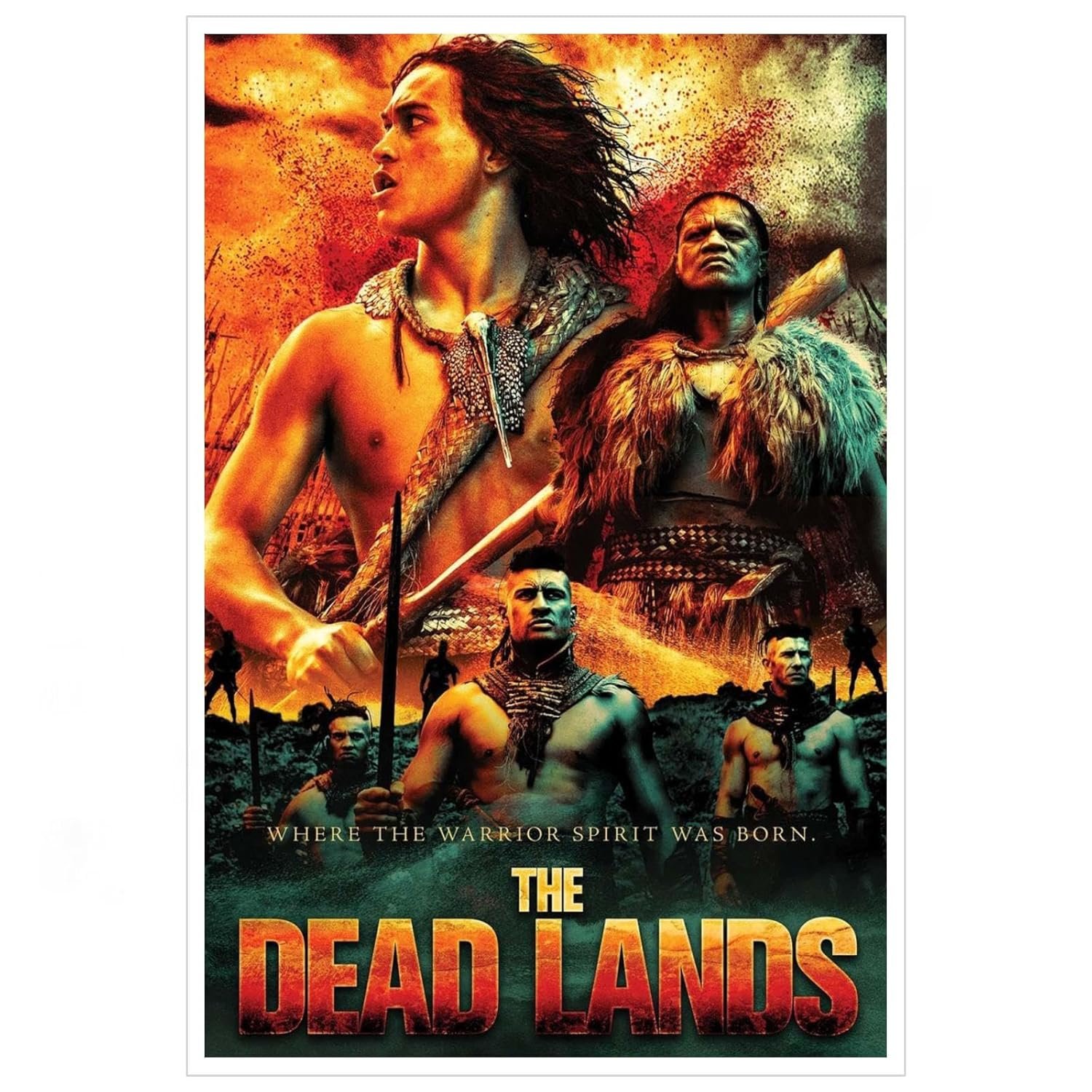 The Dead Lands Movie Poster Canvas Prints Action Movies Classic Movies Poster Wall Art For Home Office Cinema Decorations Unframed 24"x16"