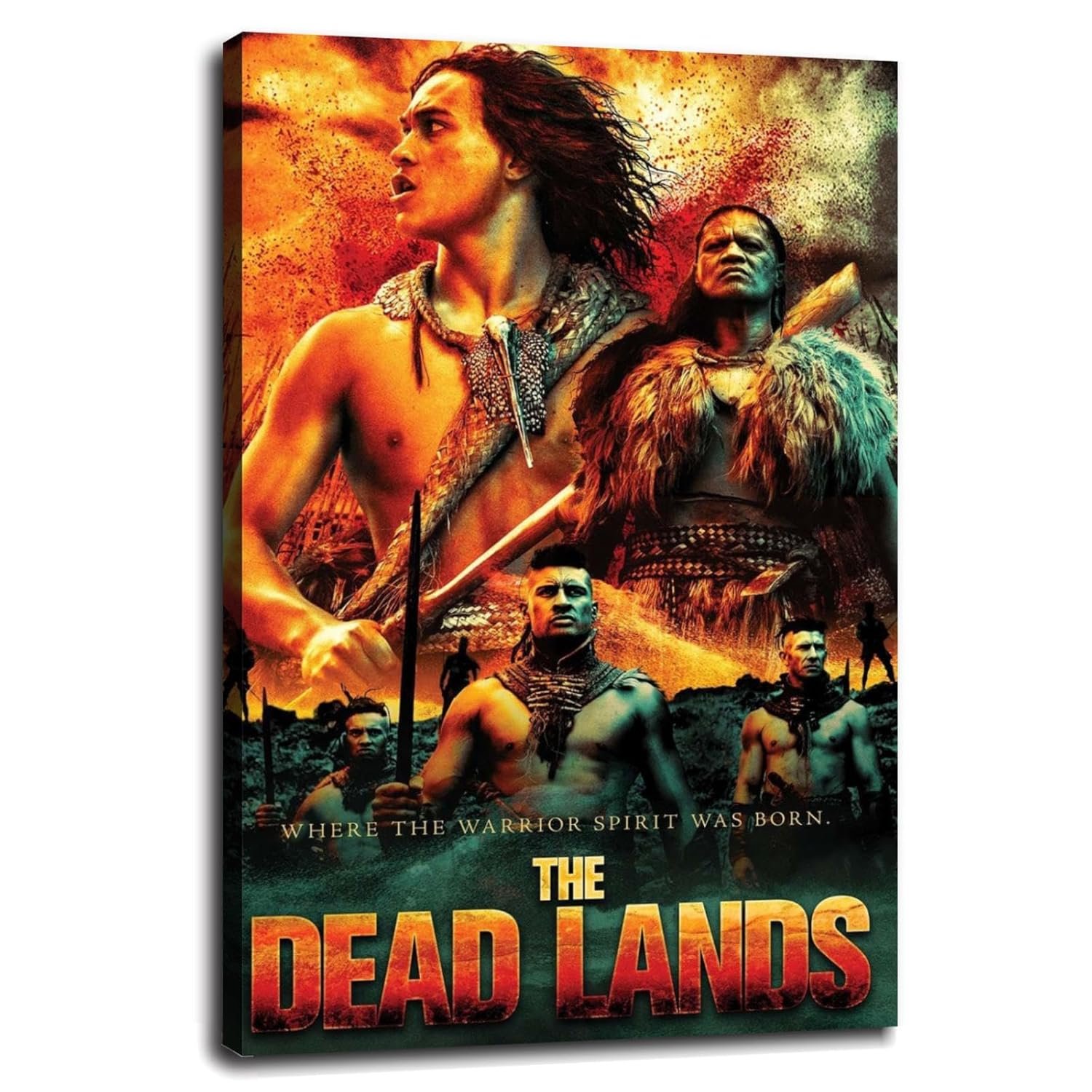 The Dead Lands Movie Poster Canvas Prints Action Movies Classic Movies Poster Wall Art For Home Office Cinema Decorations Unframed 24"x16"