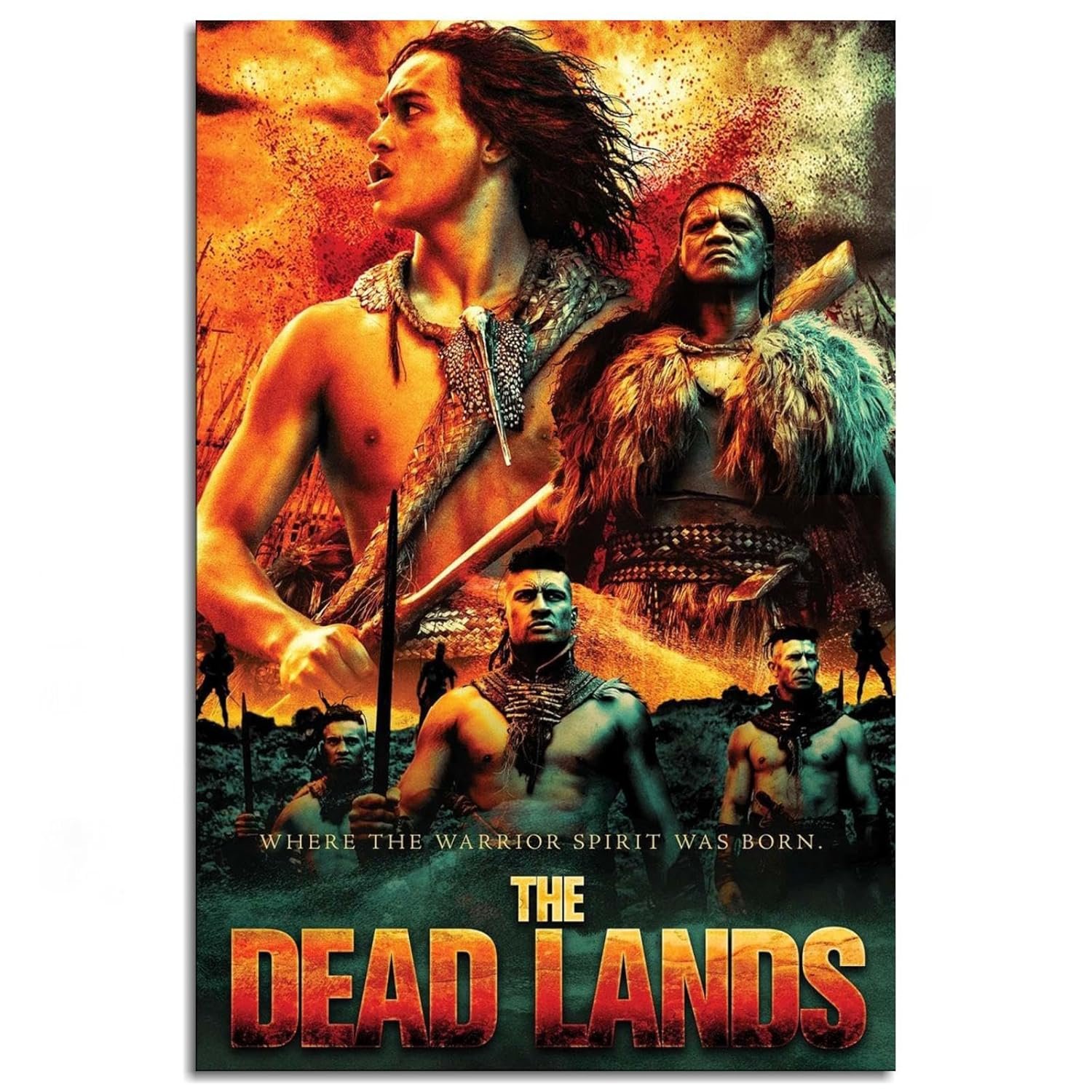 The Dead Lands Movie Poster Canvas Prints Action Movies Classic Movies Poster Wall Art For Home Office Cinema Decorations Unframed 24"x16"