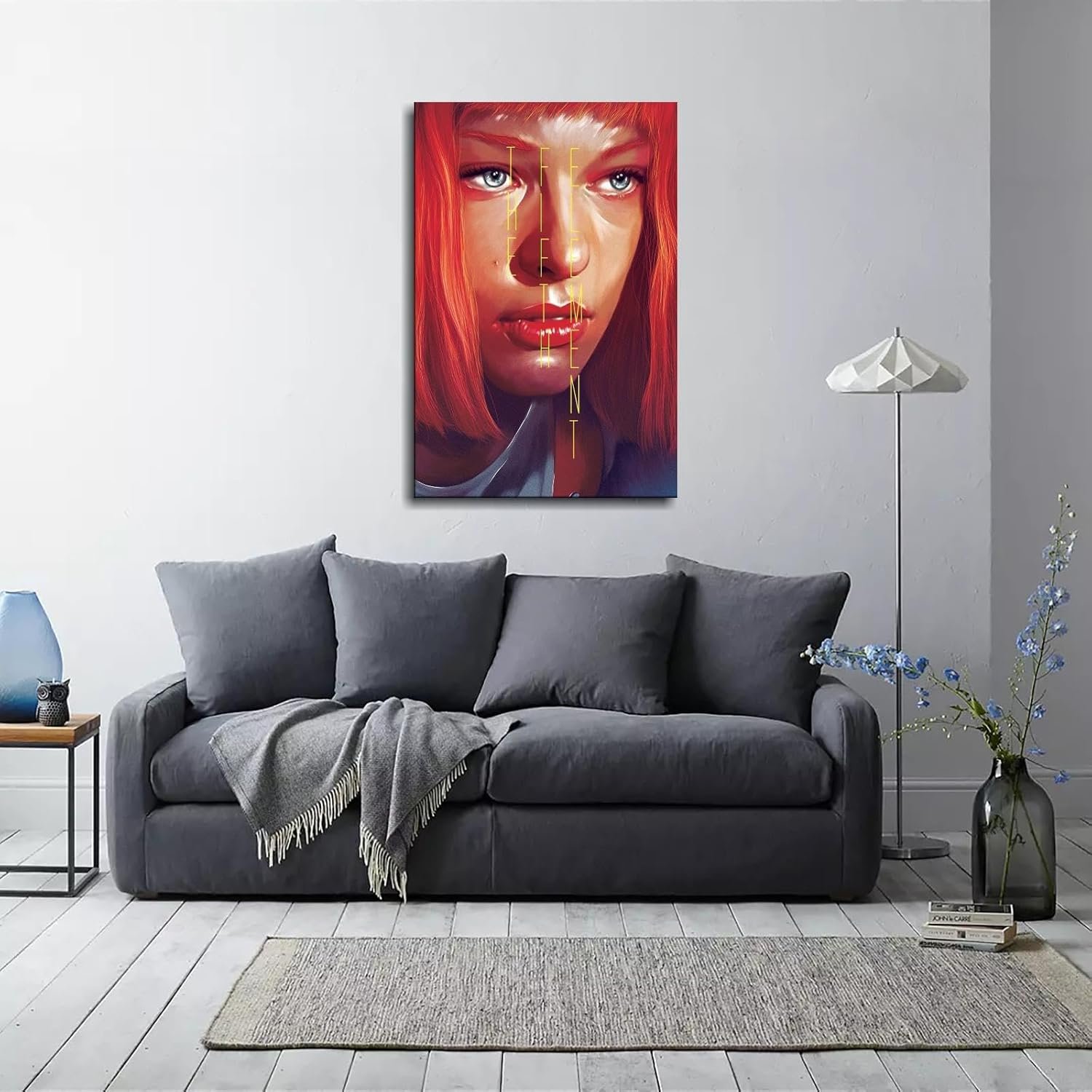 The Fifth Elements Movie Poster Science Fiction Films posters Canvas Prints Classic Action Movie posters Wall Art For Home Office posters Corridor Decorations With Framed 12"x8"