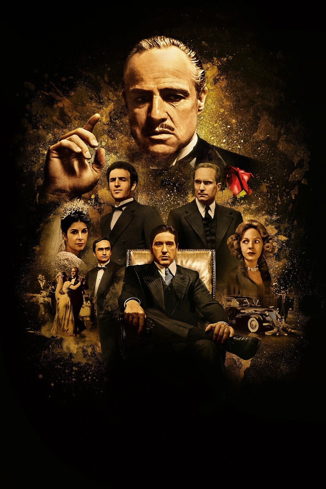 The Godfather Movie 1972 Poster Print A5 A4 A3 A2 A1 MAXI -1115