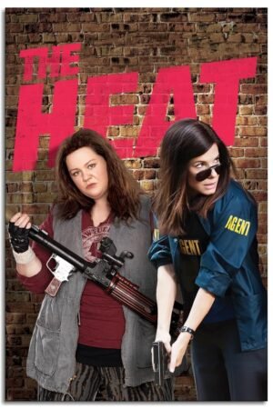 The Heat Movie Poster Wall Art Action Movies Canvas Prints Classic Movies Poster For Home Office Cinema Decorations Unframed 36"x24"