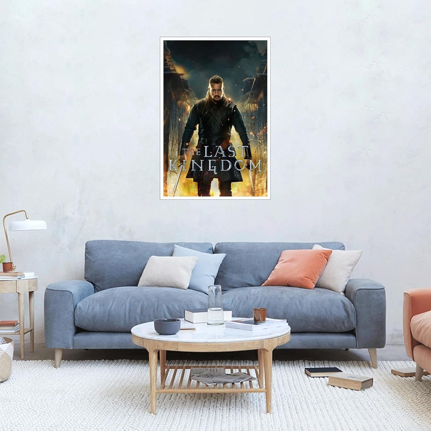 The Last Kingdom Movies Posters Canvas Prints A Man With A Swords Action Story Movies Poster Wall Art For Home Office Corridor Decorations Unframed 36"x24"