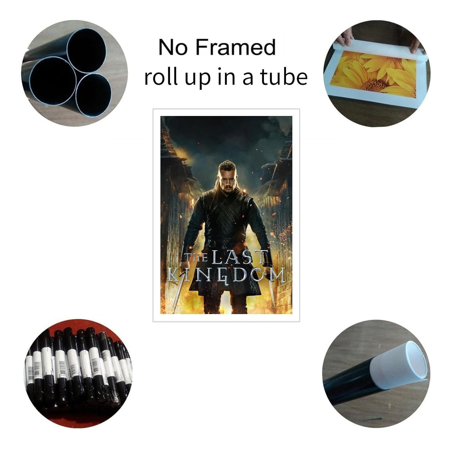 The Last Kingdom Movies Posters Canvas Prints A Man With A Swords Action Story Movies Poster Wall Art For Home Office Corridor Decorations Unframed 36"x24"