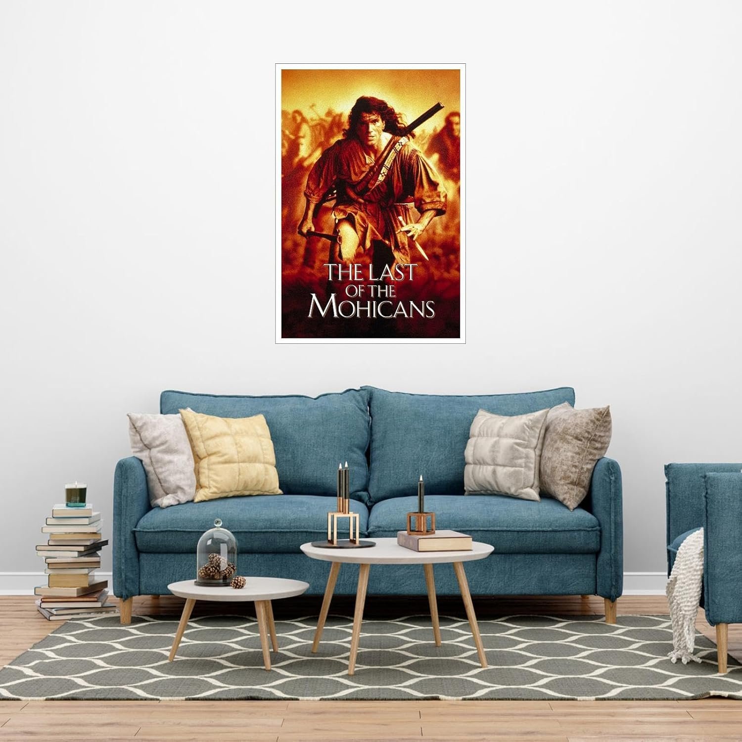 The Last Of The Mohicans Movies Poster Canvas Prints Love War Films poster War Adventure Film Posters Wall Art For Home Office Bedroom Decorations Noframed 36"x24"