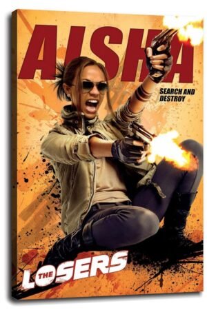 The Losers Poster Canvas Prints Action-adventure Classic Movies Poster Wall Art For Home Office Cinema Decorations With Framed 12"x8"