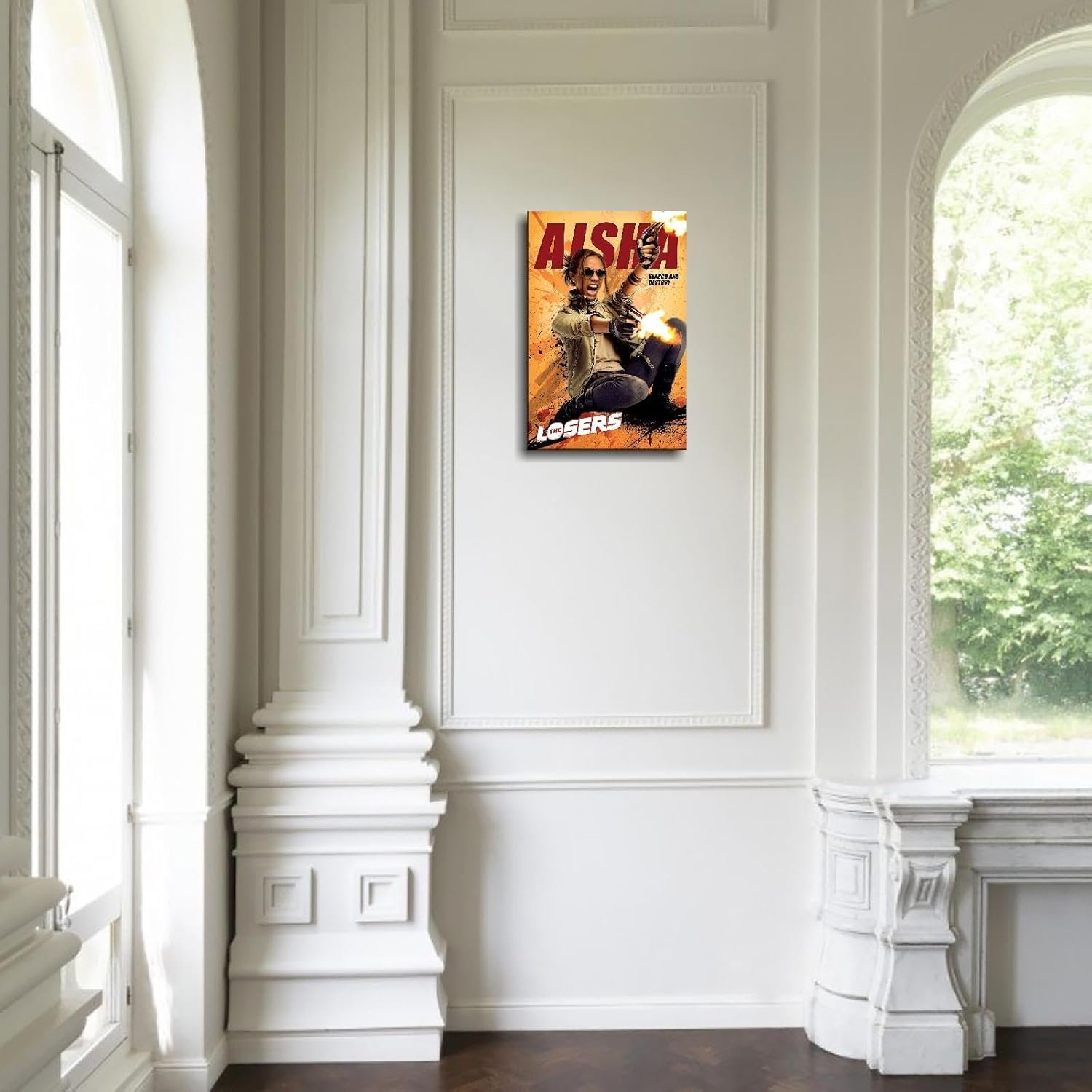 The Losers Poster Canvas Prints Action-adventure Classic Movies Poster Wall Art For Home Office Cinema Decorations With Framed 12"x8"