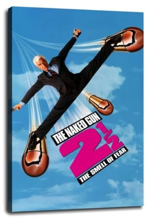 The Naked Gun 21/2: The Smell Of Fear (1991) Movie Poster Canvas Prints Funny Comedy Action Movies Poster Wall Art For Home Office Cinema Decorations With Framed 24"x16"