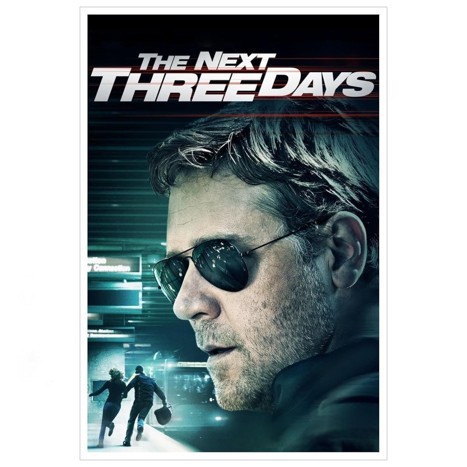 The Next Three Days Movie Poster Wall Art Save Lover Canvas Prints Action Movies Poster For Home Office Cinema Decorations Unframed 18"x12"