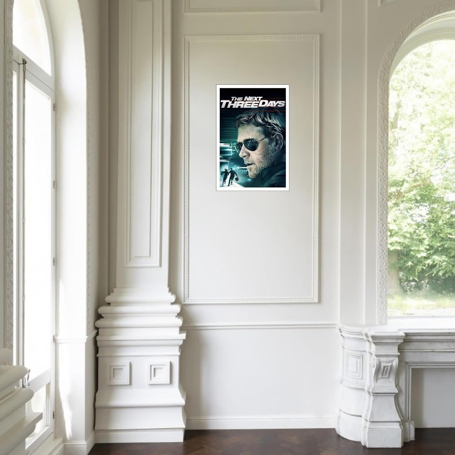 The Next Three Days Movie Poster Wall Art Save Lover Canvas Prints Action Movies Poster For Home Office Cinema Decorations Unframed 18"x12"