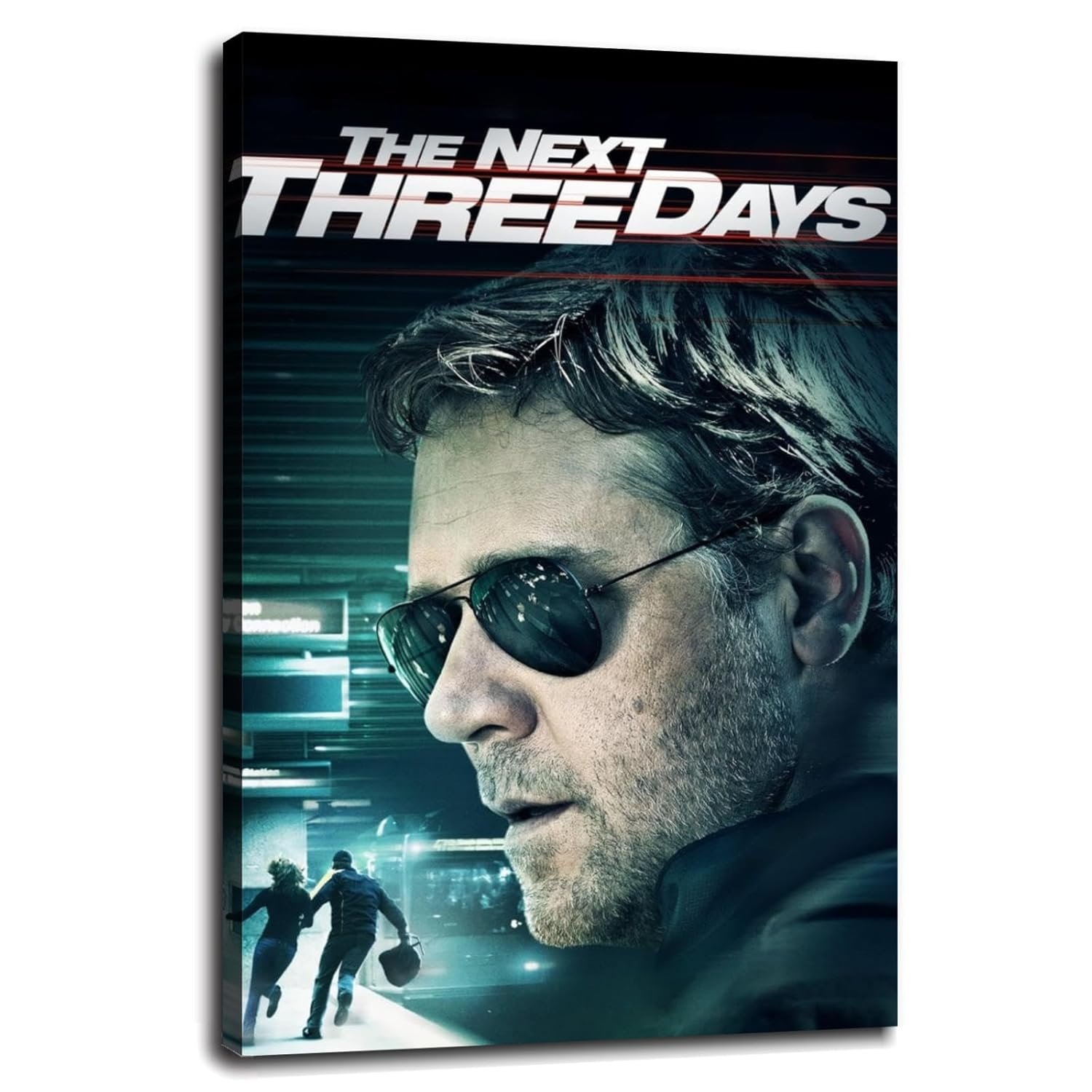 The Next Three Days Movie Poster Wall Art Save Lover Canvas Prints Action Movies Poster For Home Office Cinema Decorations Unframed 18"x12"