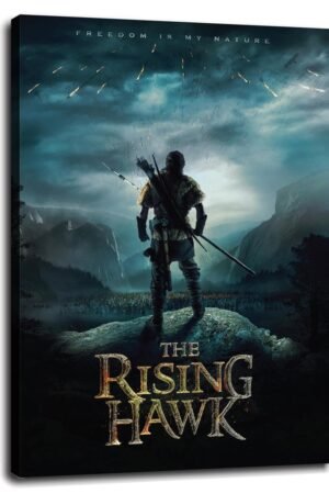 The Rising Hawk Movie Poster Poster Action Movies Canvas Prints Historical Stories Wall Art For Home Office Cinema Decorations With Framed 36"x24"