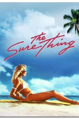 The Sure Thing (1985) Movie Poster Canvas Prints Beach Bikini Classic Movies Poster Wall Art For Home Office Cinema Decorations Unframed 20"x16"