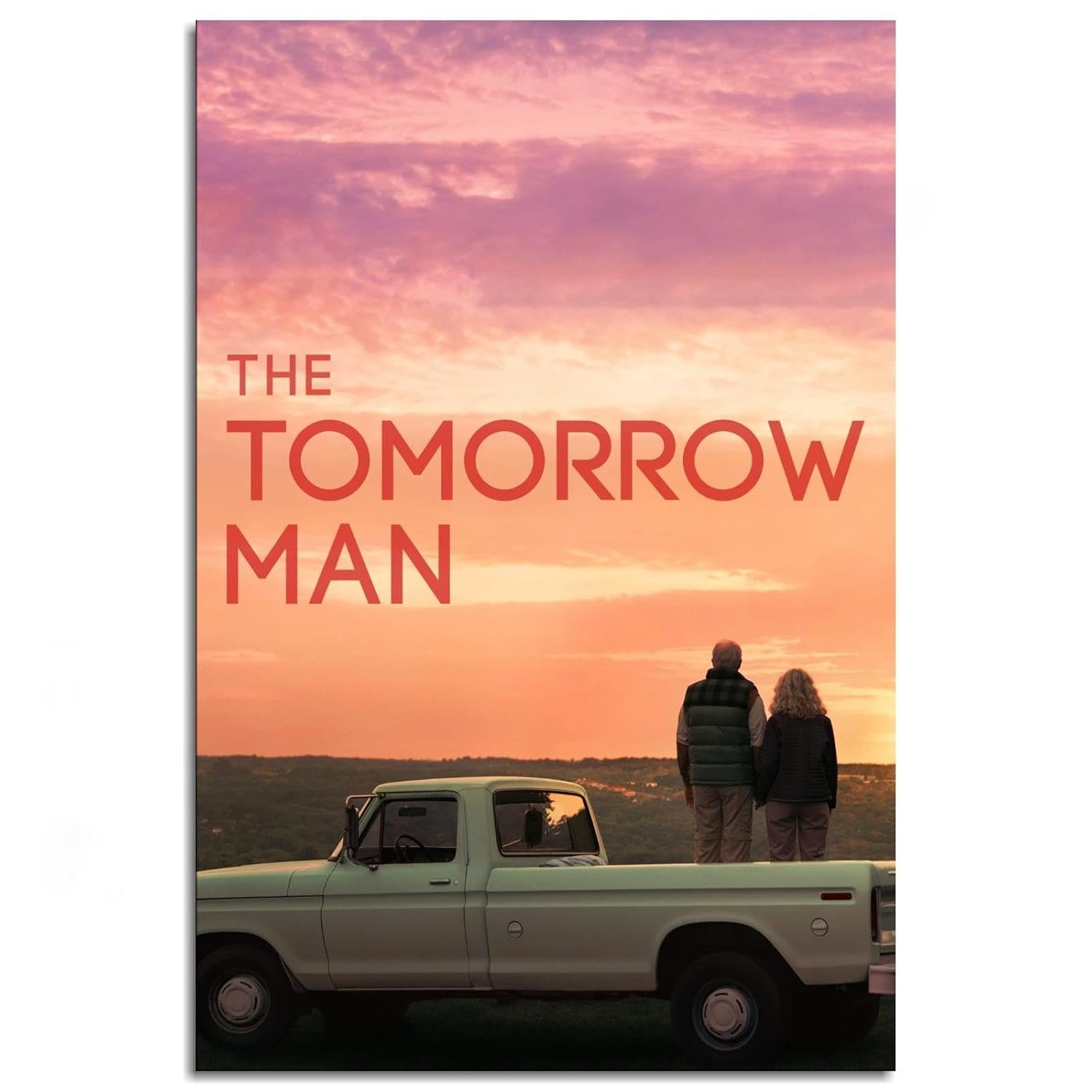 The Tomorrow Man (2019) Movie Poster Poster Love Story Canvas Prints Love Movies Wall Art For Home Office Cinema Decorations With Framed 36"x24"