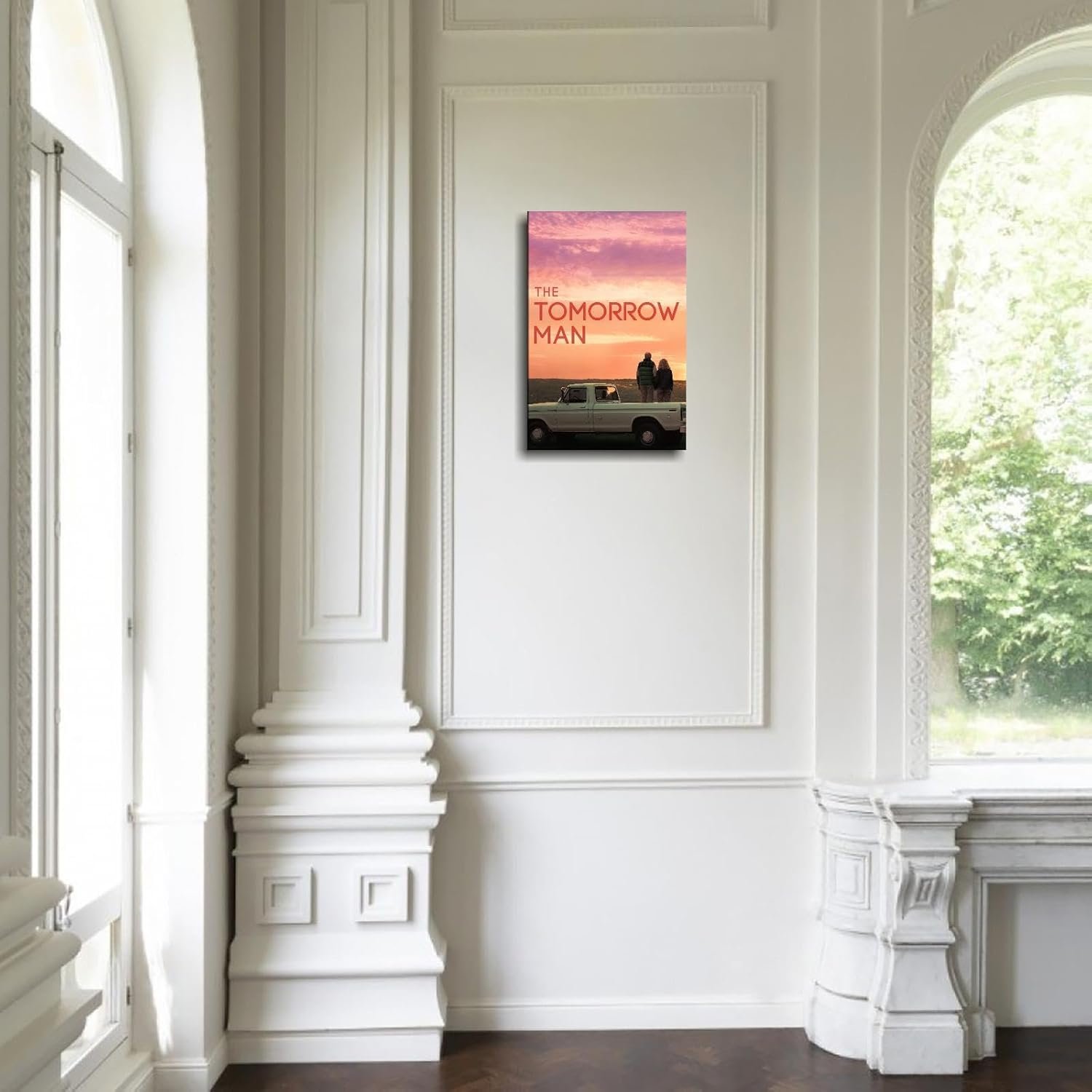 The Tomorrow Man (2019) Movie Poster Poster Love Story Canvas Prints Love Movies Wall Art For Home Office Cinema Decorations With Framed 36"x24"