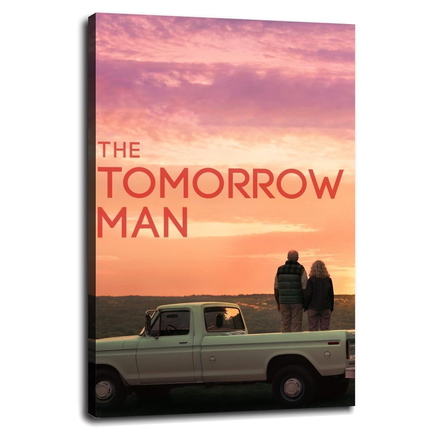 The Tomorrow Man (2019) Movie Poster Poster Love Story Canvas Prints Love Movies Wall Art For Home Office Cinema Decorations With Framed 36"x24"