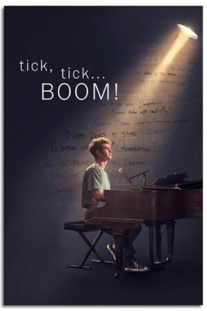 Tick, Tick... Boom! Movie Poster Wall Art Musical Theatre Composer Canvas Prints Poster For Home Office Cinema Decorations Unframed 12"x8"
