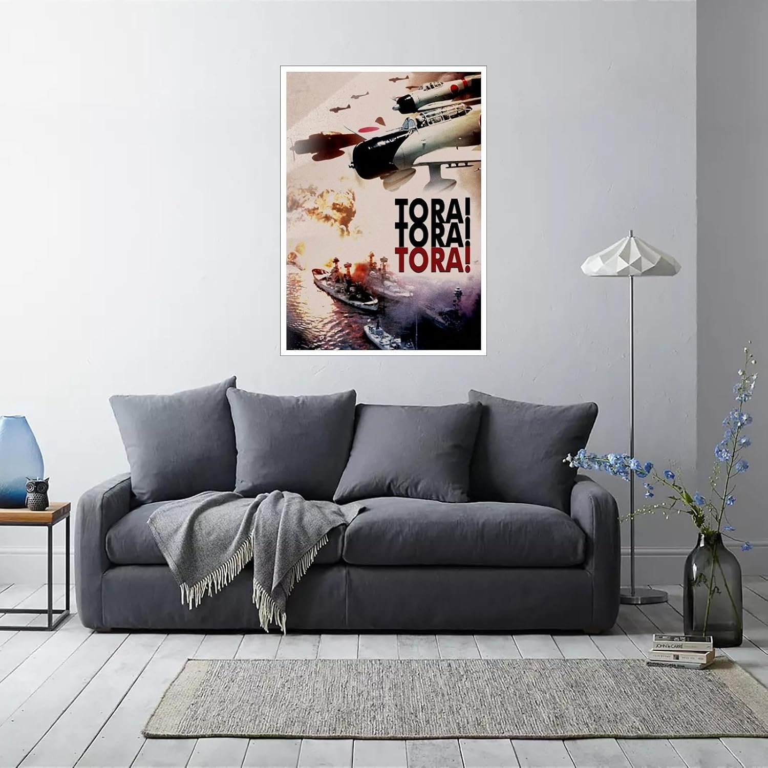 Tora Tora Tora 1970 Poster Wall Art Marine War Canvas Prints War Movies Poster For Home Office Cinema Decorations Unframed 36"x24"
